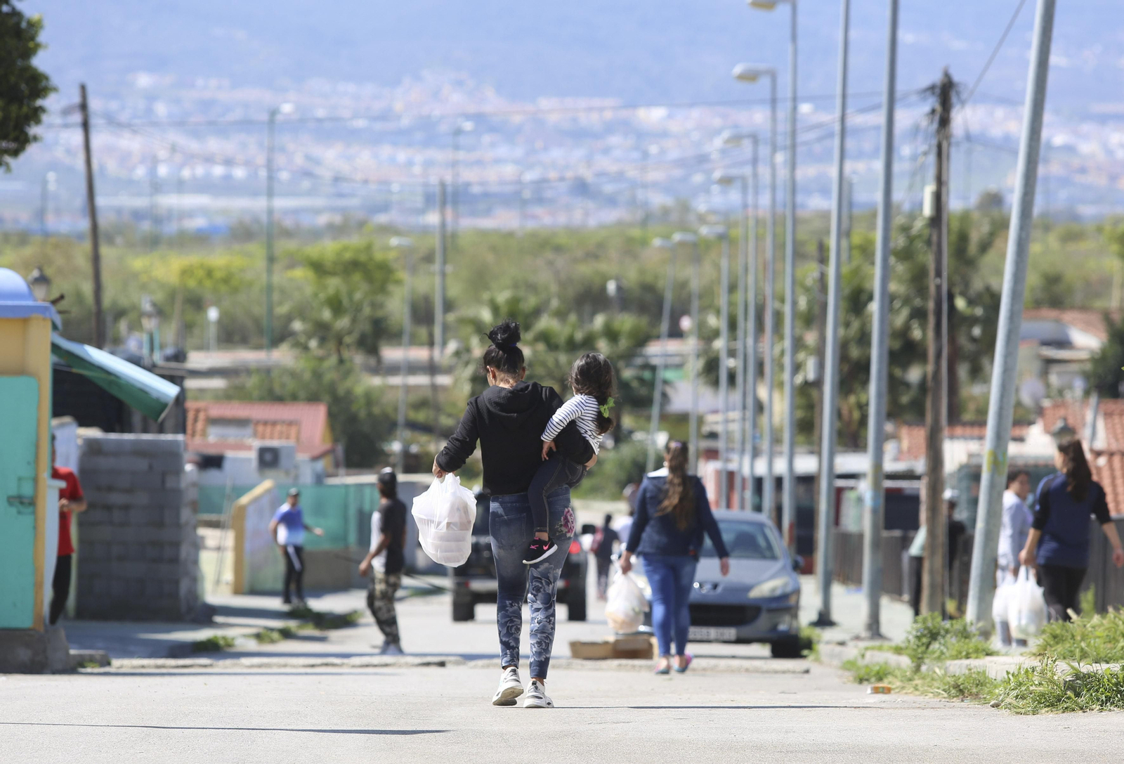 Coronavirus en Los Asperones de Málaga, en fotos