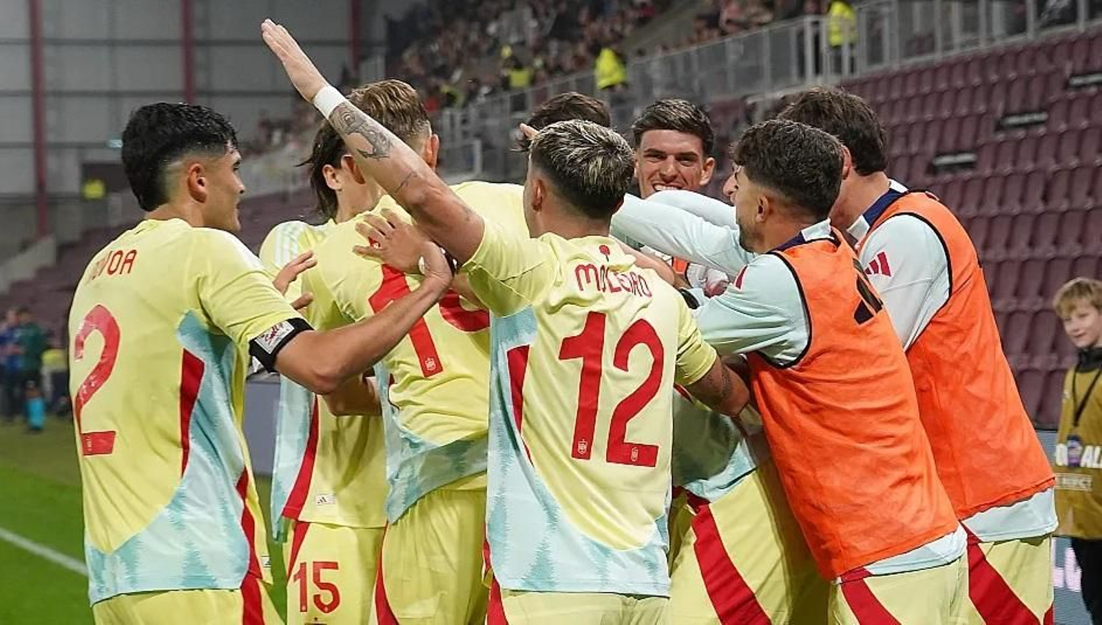 Dean Huijsen, goleador con España sub 21