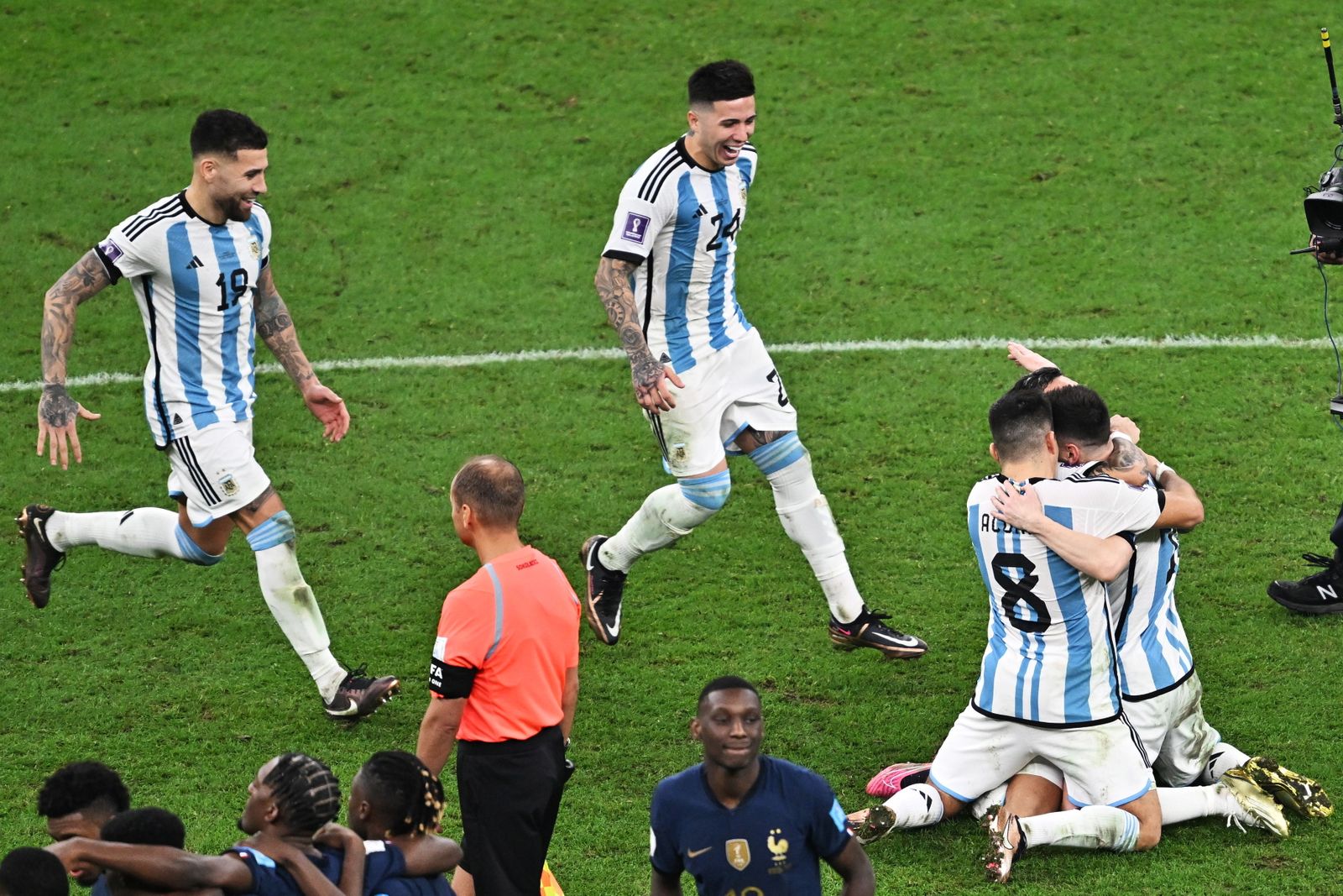 Fotos de la final: Argentina-Francia