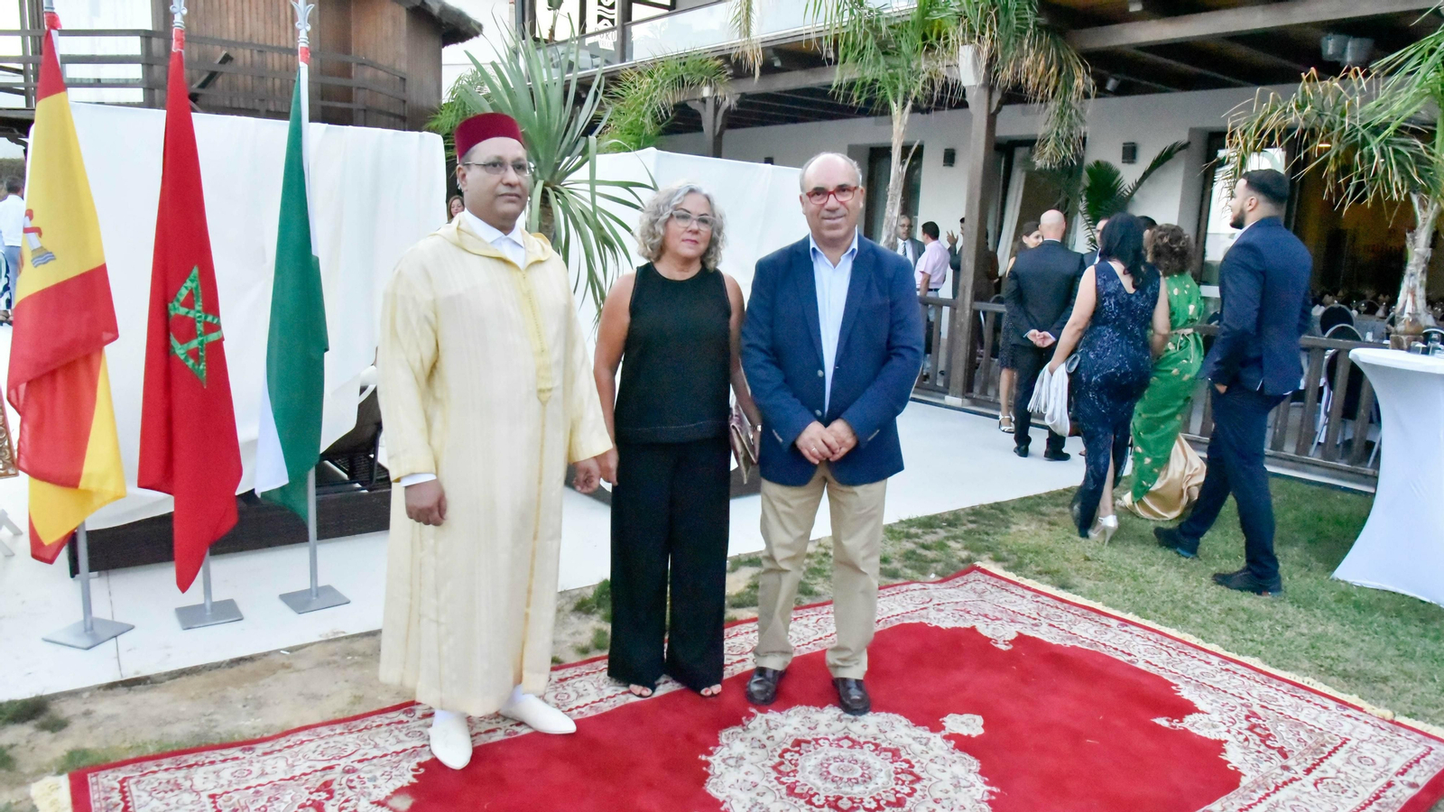 Recepcion del Consul de Marruecos por el 20 Aniversario llegada al trono Mohamed VI