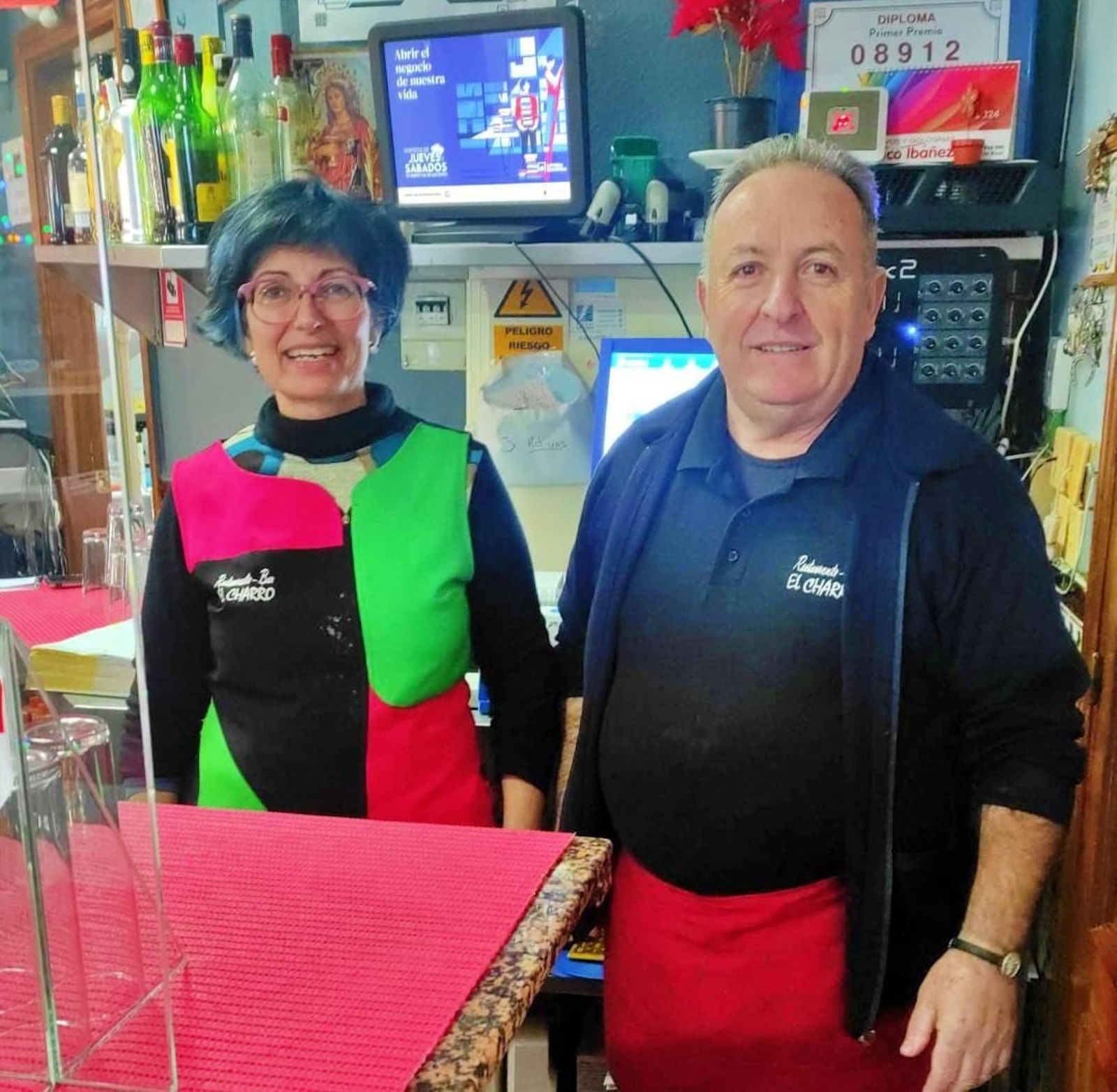 María del Carmen Aceituno y Francisco Cano.