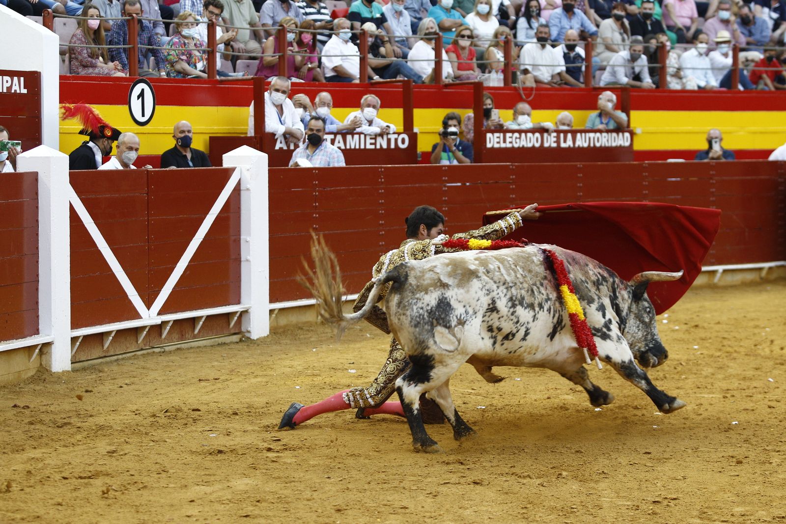 Fotogalería corrida de toros. Cayetano Rivera, Paco Ureña y Roca Rey. Roquetas de Mar.