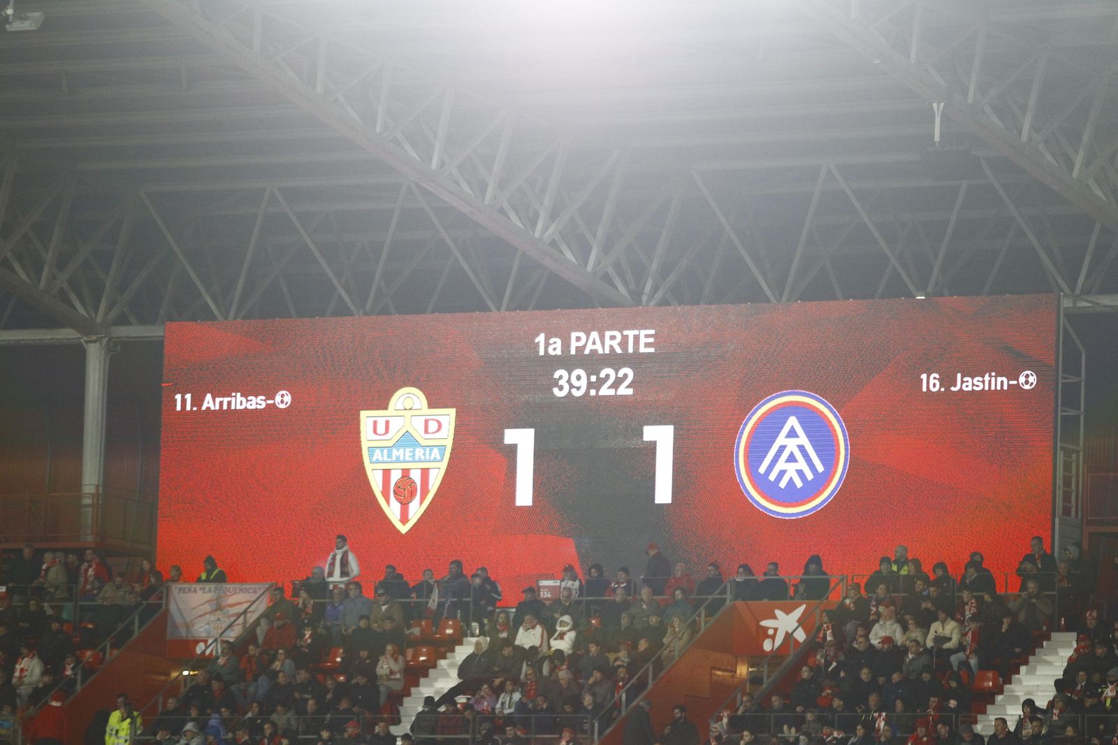 Las imágenes del partido U.D. Almería - F.C. Andorra