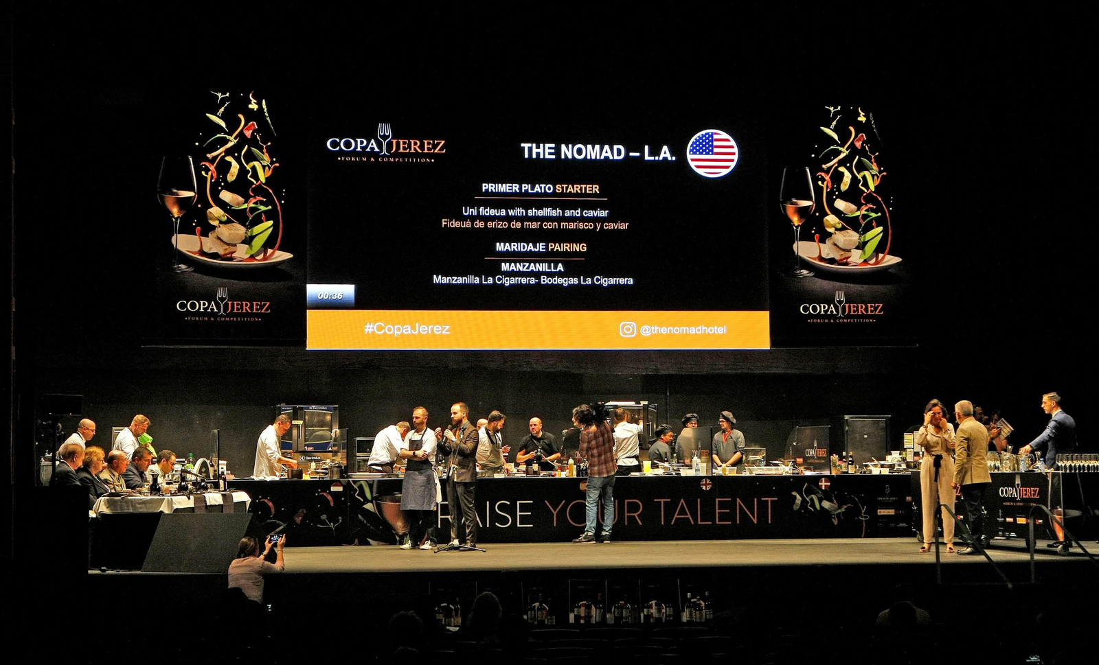 Final concurso gastronómico copa Jerez