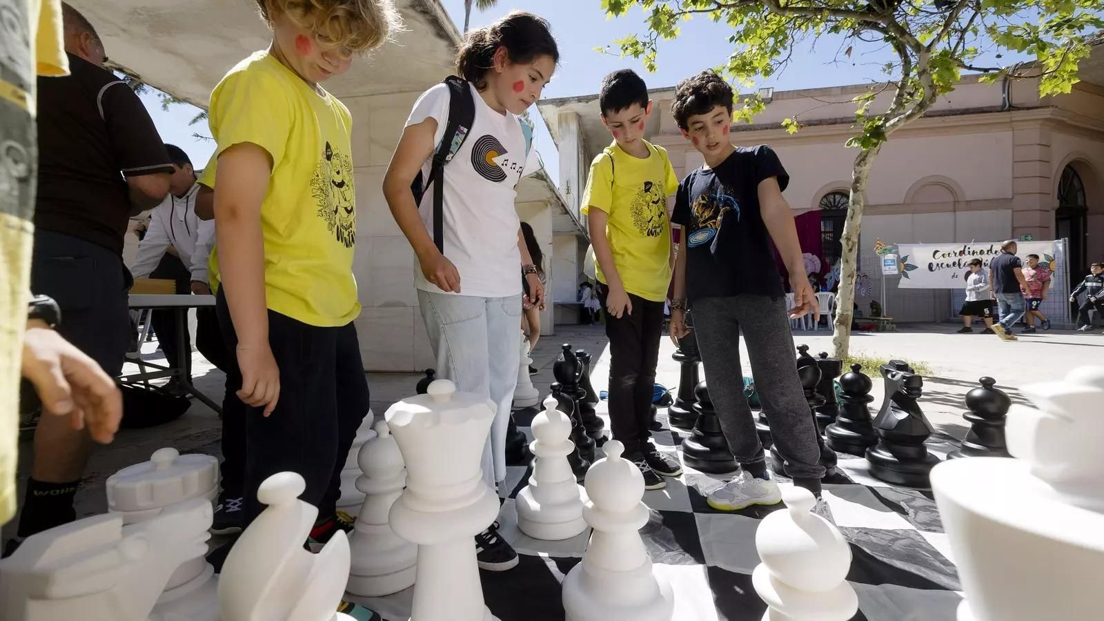 Alumnos del CEIP Celestino Mutis el año pasado en Expoinnova.