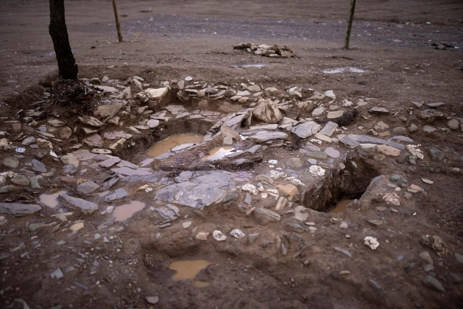 Imágenes del yacimiento del yacimiento de las Capellanías en Cañaveral de León