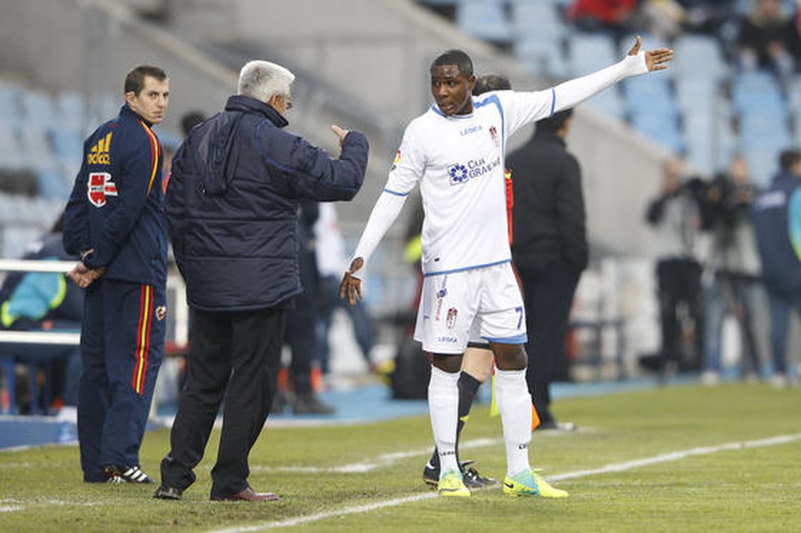 El Granada se trae una derrota injusta de Getafe (1-0). / LOF