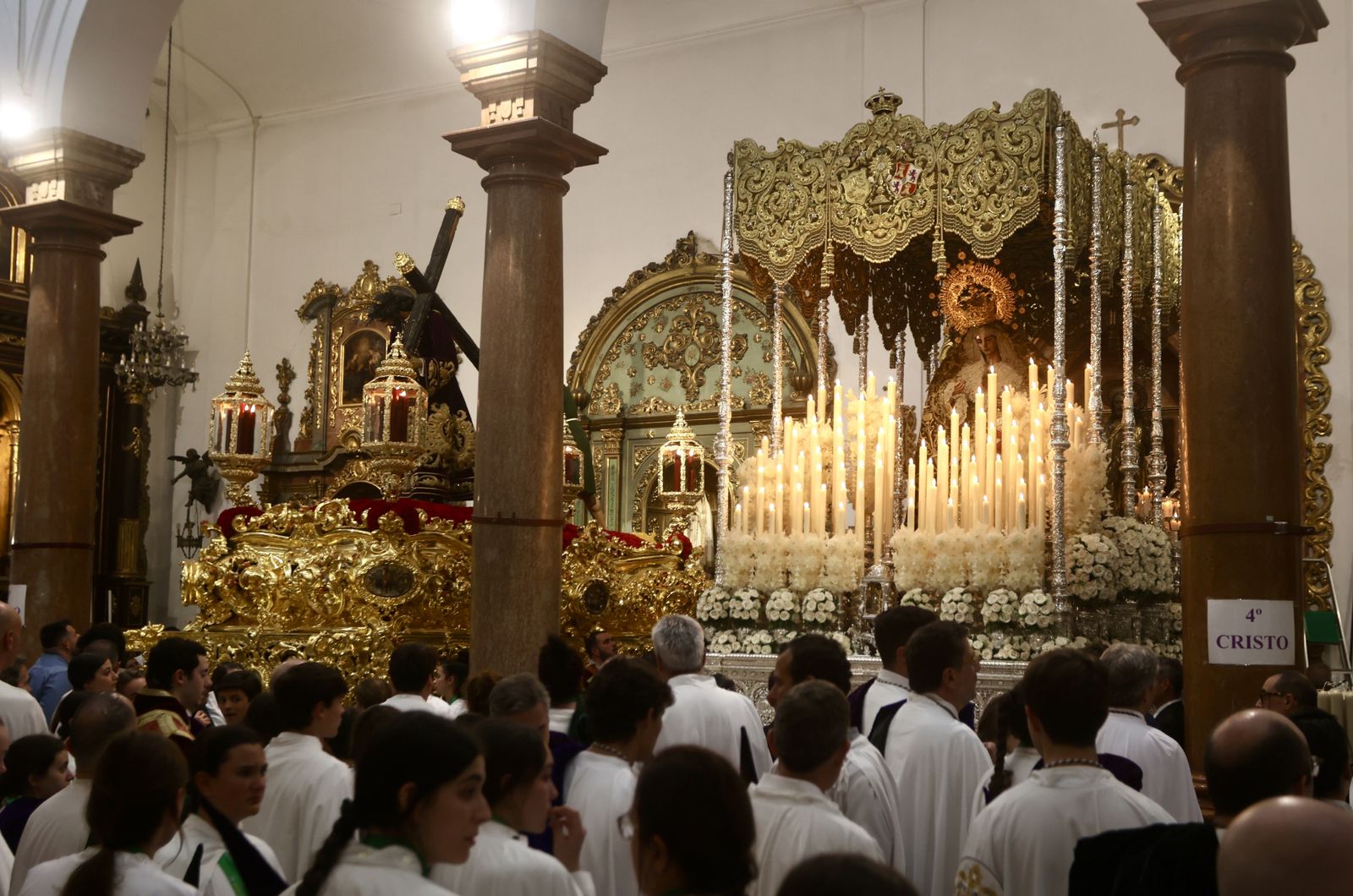 Las imágenes de la Hermandad de San Roque en la Semana Santa de Sevilla 2024