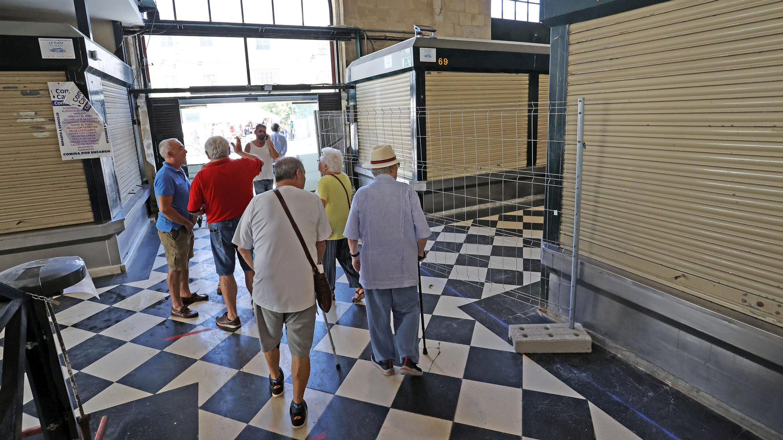Imagen de la plaza de abastos de Jerez