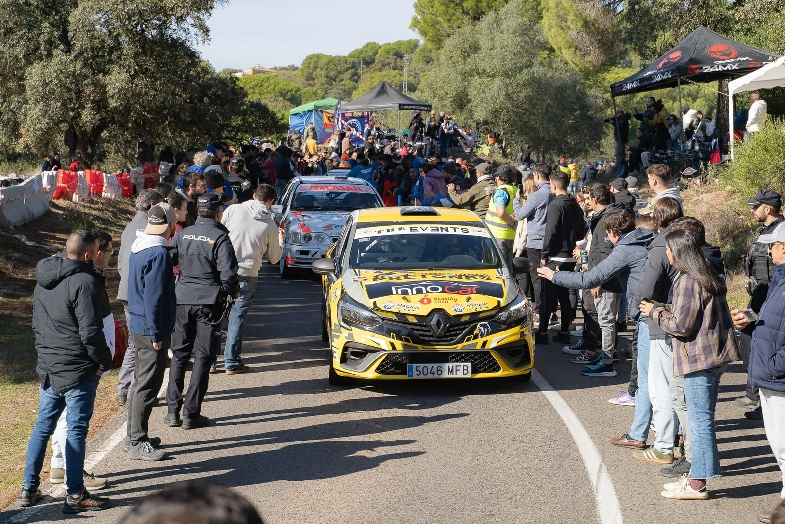 El espectacular arranque de la Subida a Trassierra, en imágenes