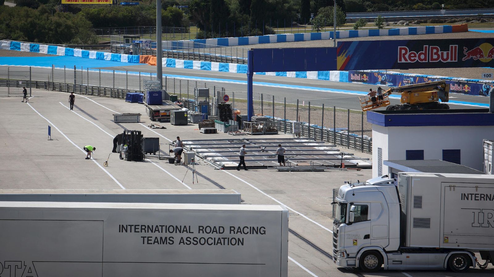 Así se prepara  el circuito para recibir el Gran Premio