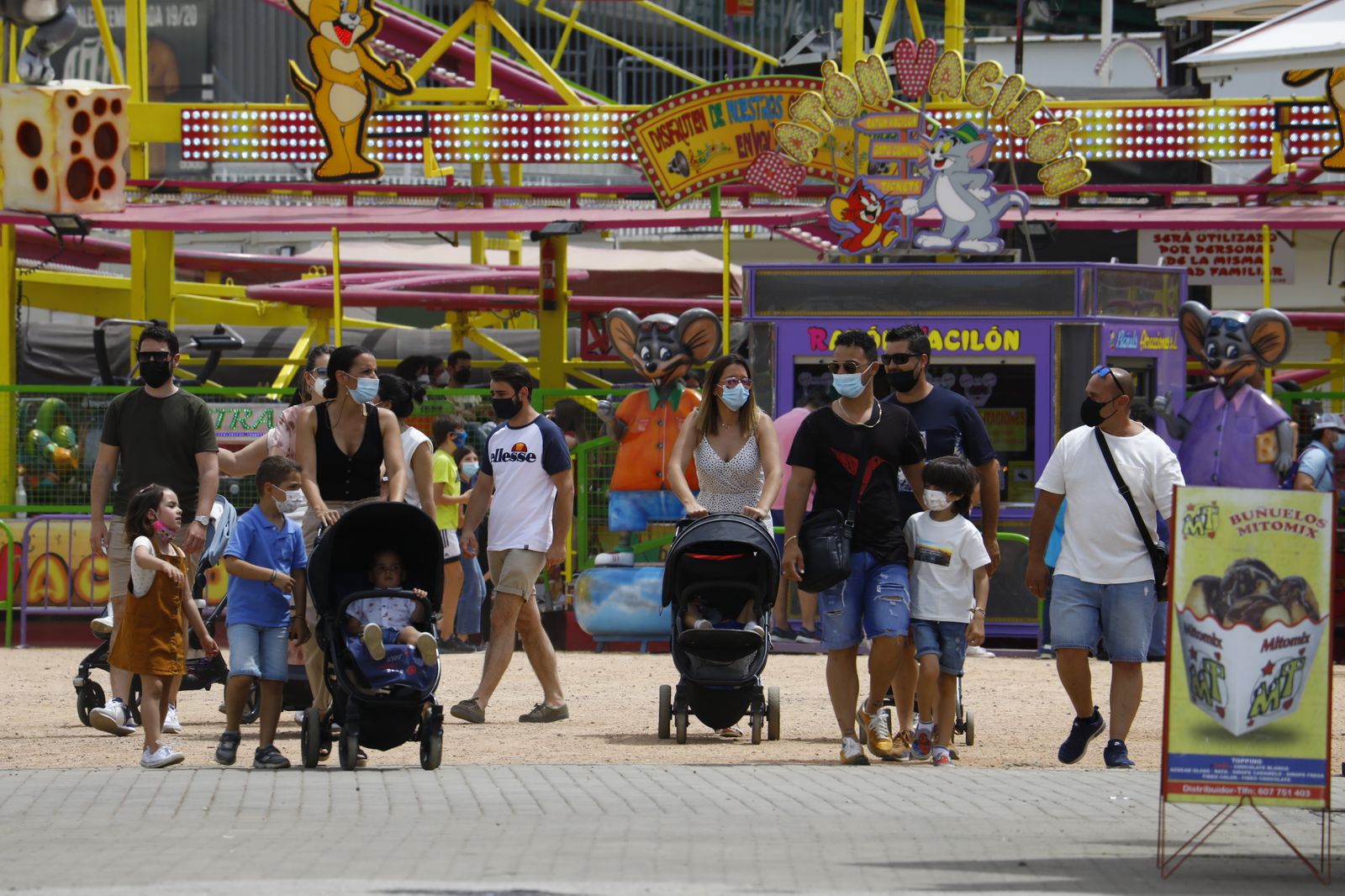 Las imágenes del segundo fin de semana de atracciones en El Arenal