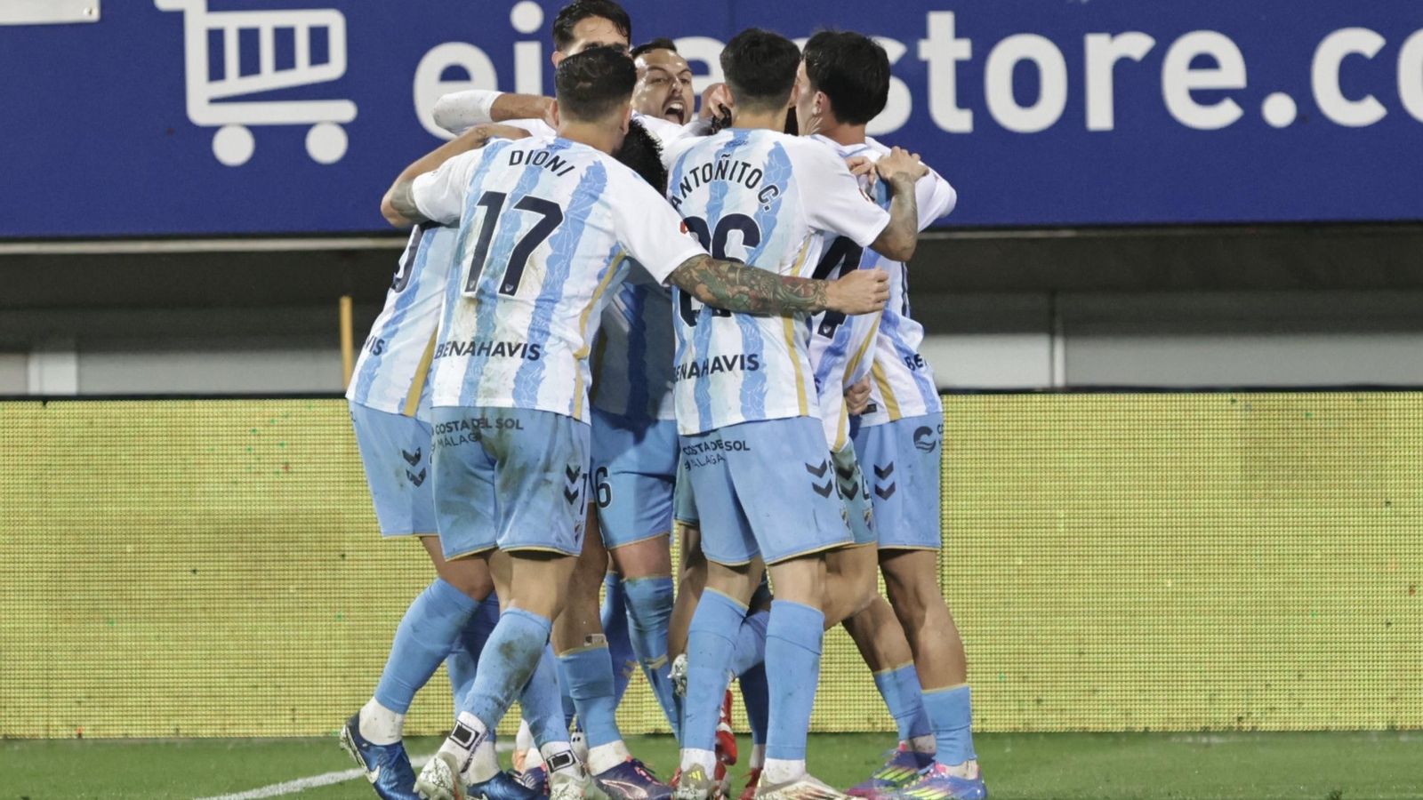 El Eibar-Málaga CF, en fotos