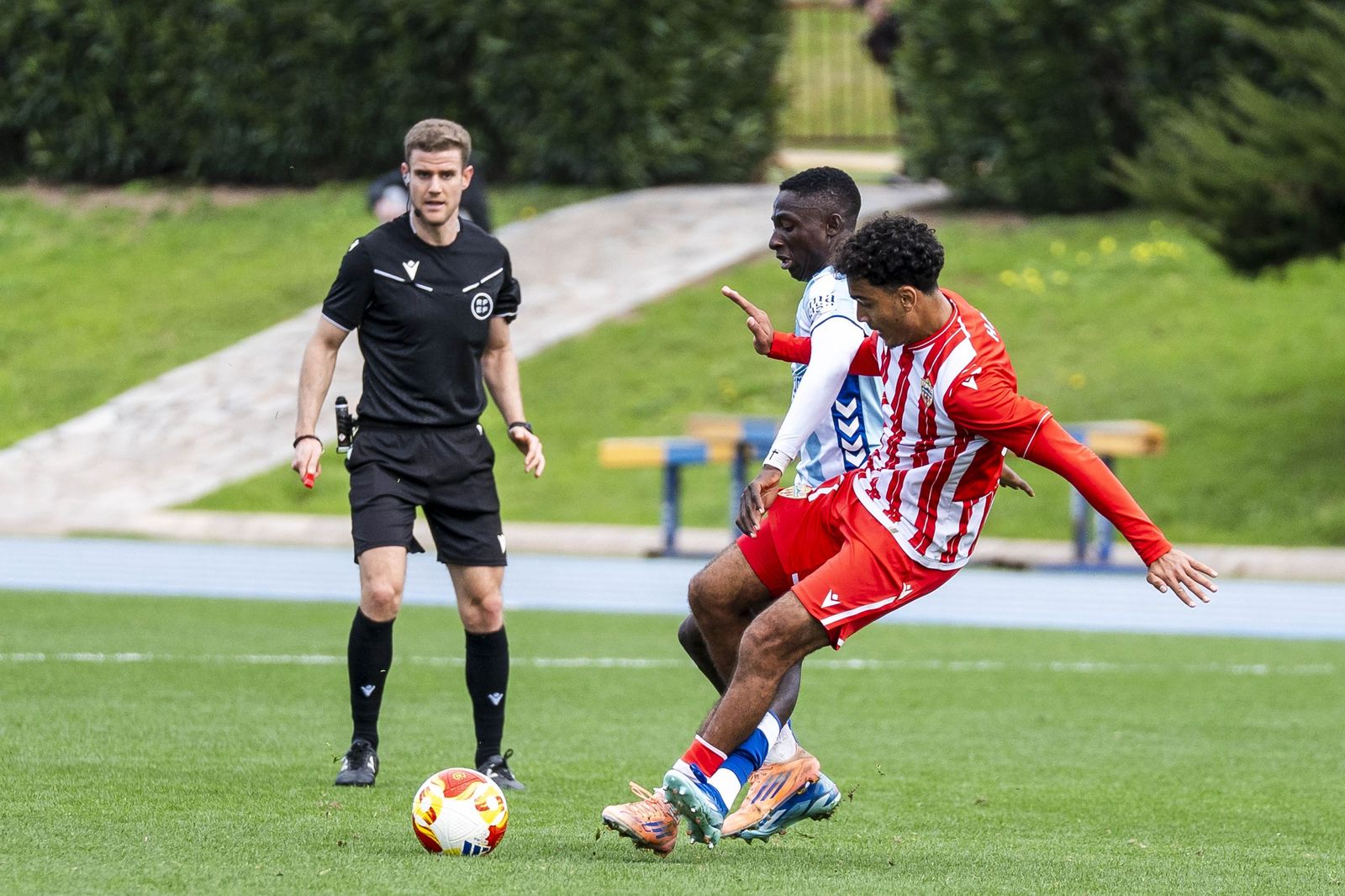 Las imágenes del Almería B y Atlético Malagueño en el Anexo de los Juegos Mediterráneos