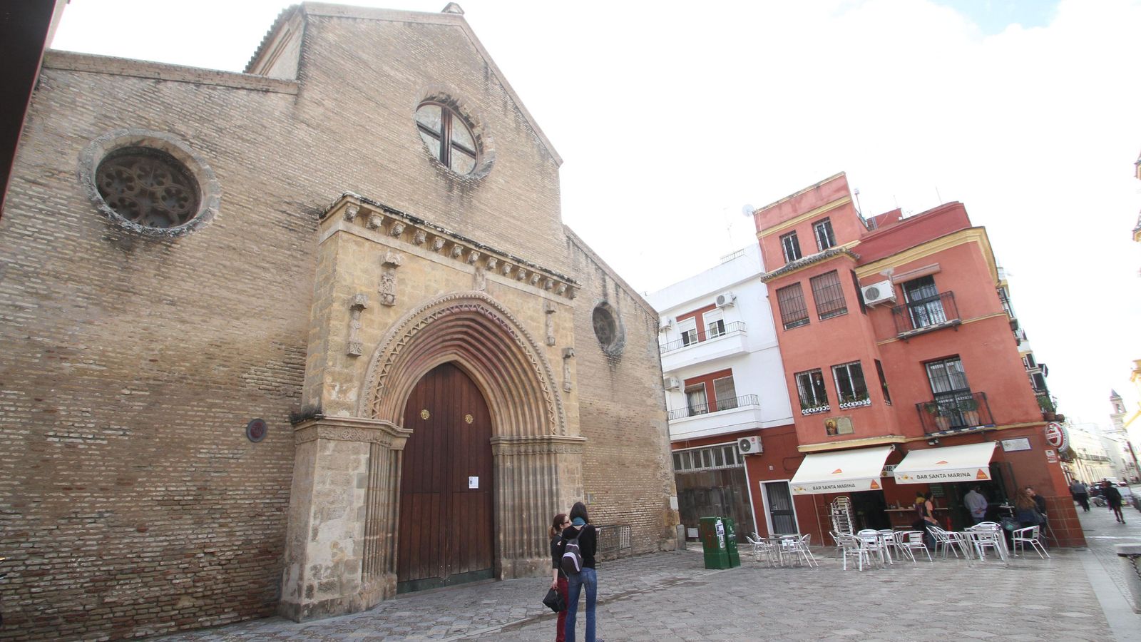 La iglesia de Santa Marina.