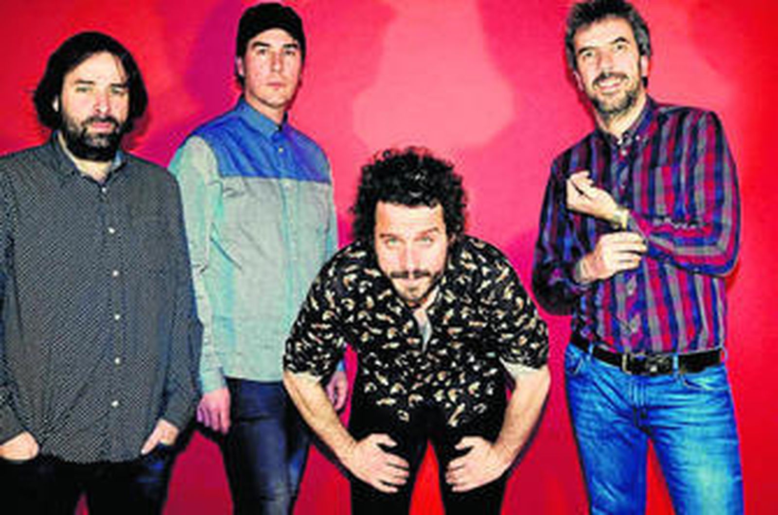 Los cuatros componentes de Niños Mutantes.