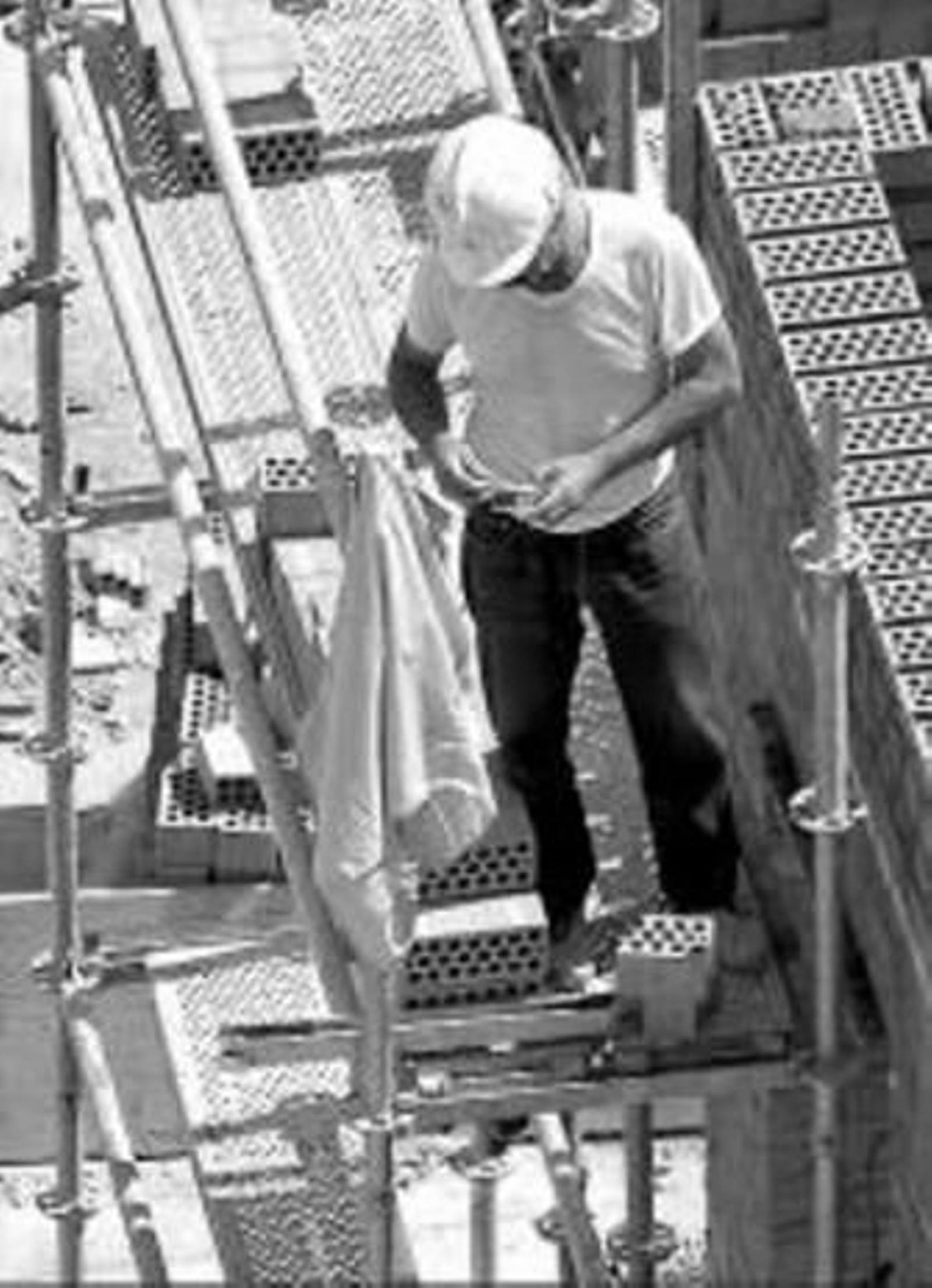 Un obrero de la construcción.