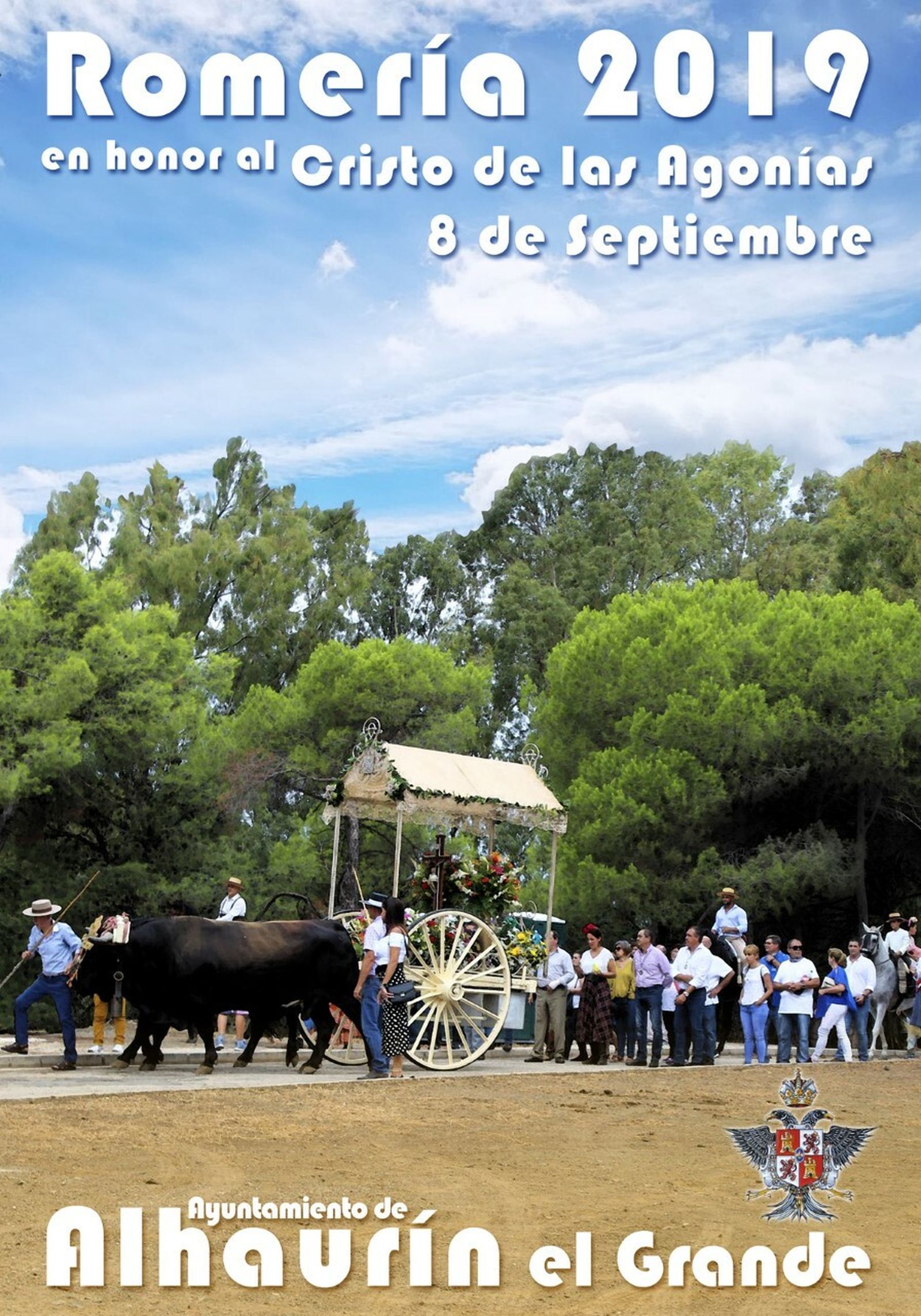 Una romería bien ordenada.