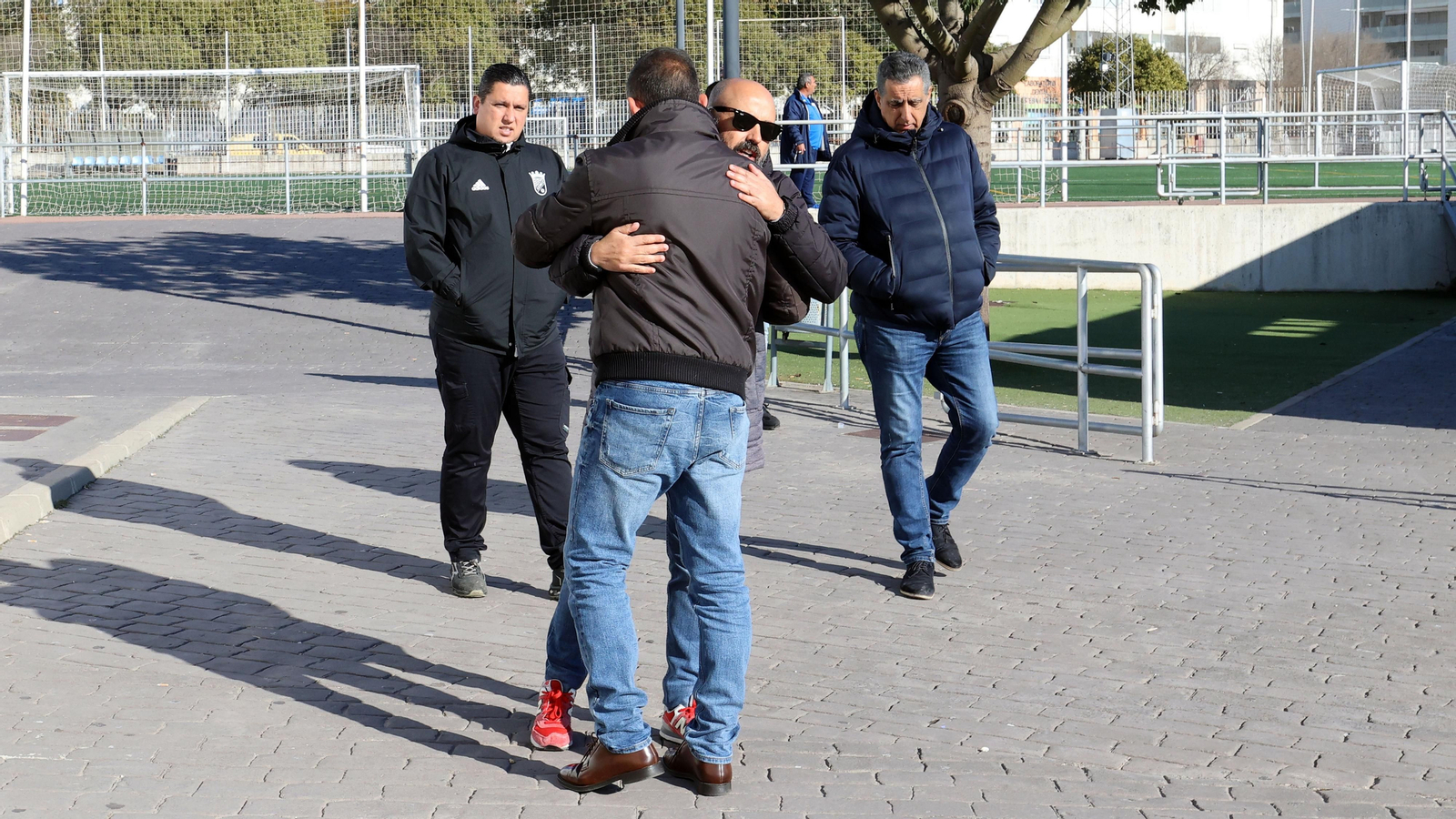 Despedida de Juan Carlos y charla del presidente con los jugadores