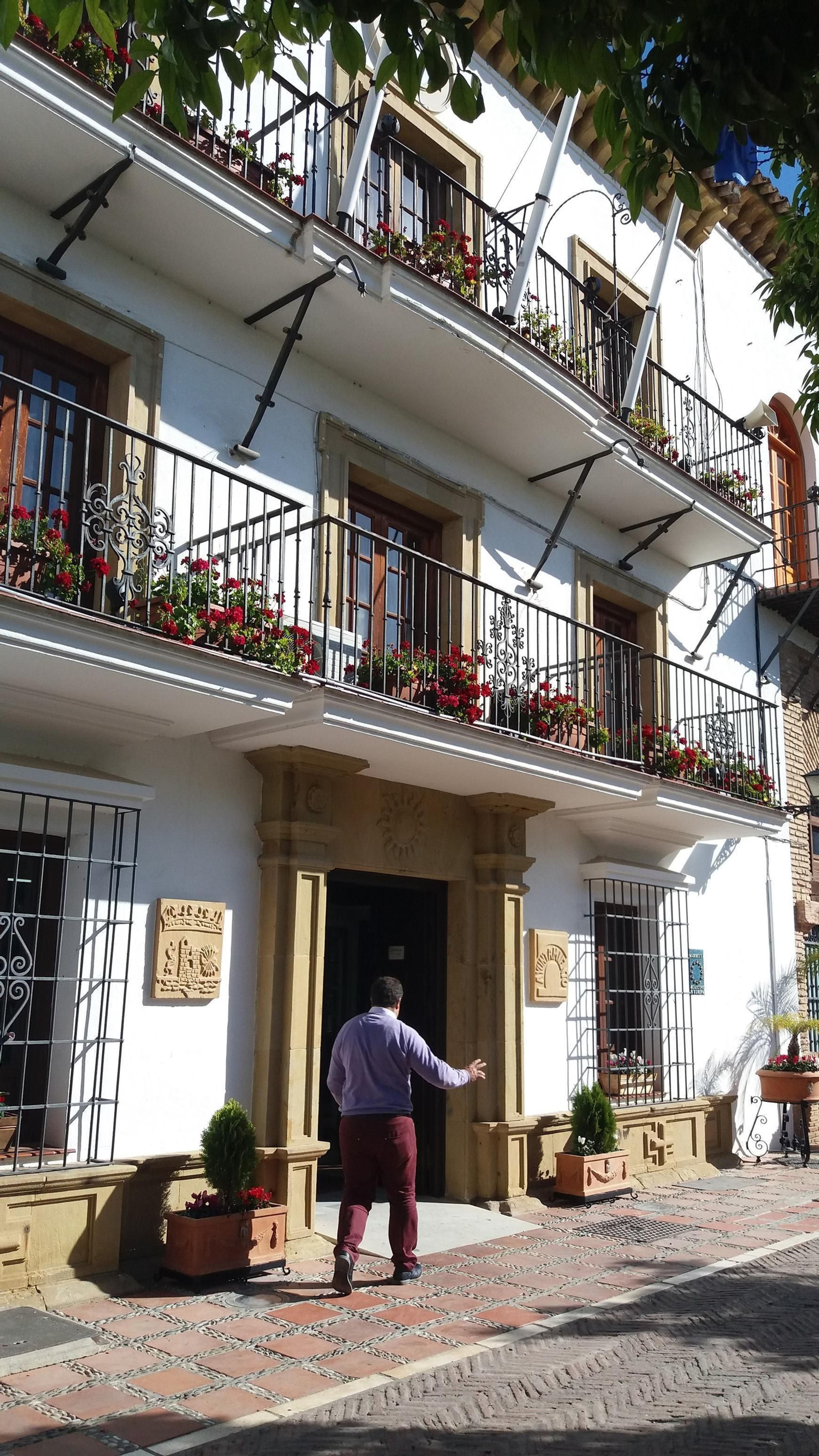 Un momento del pleno celebrado ayer en el Ayuntamiento de Marbella.