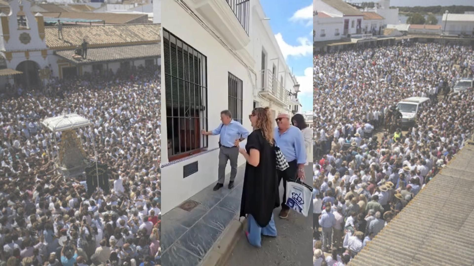 Entrega de las láminas de la Romería del Rocío.
