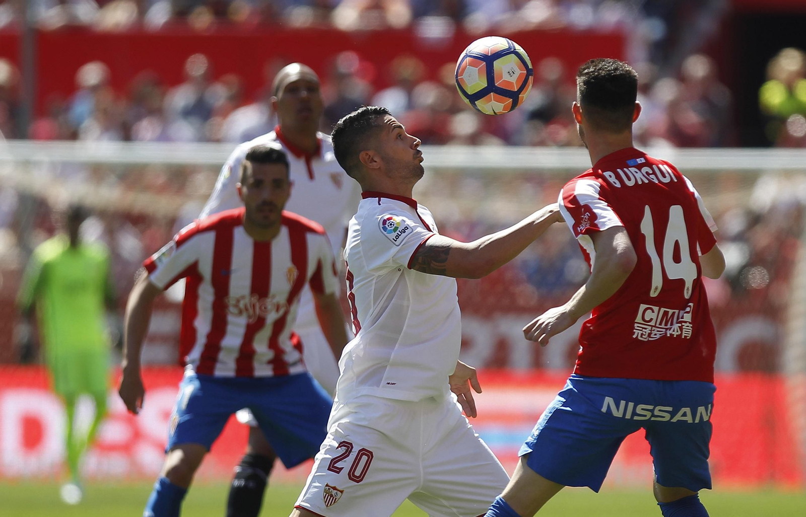 Las imágenes del Sevilla-Sporting