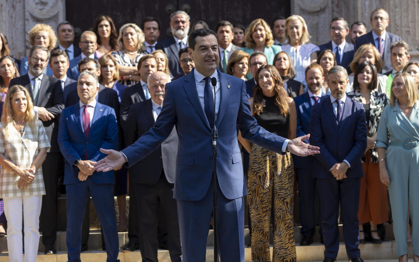 La constitución del Parlamento andaluz, todas las imágenes