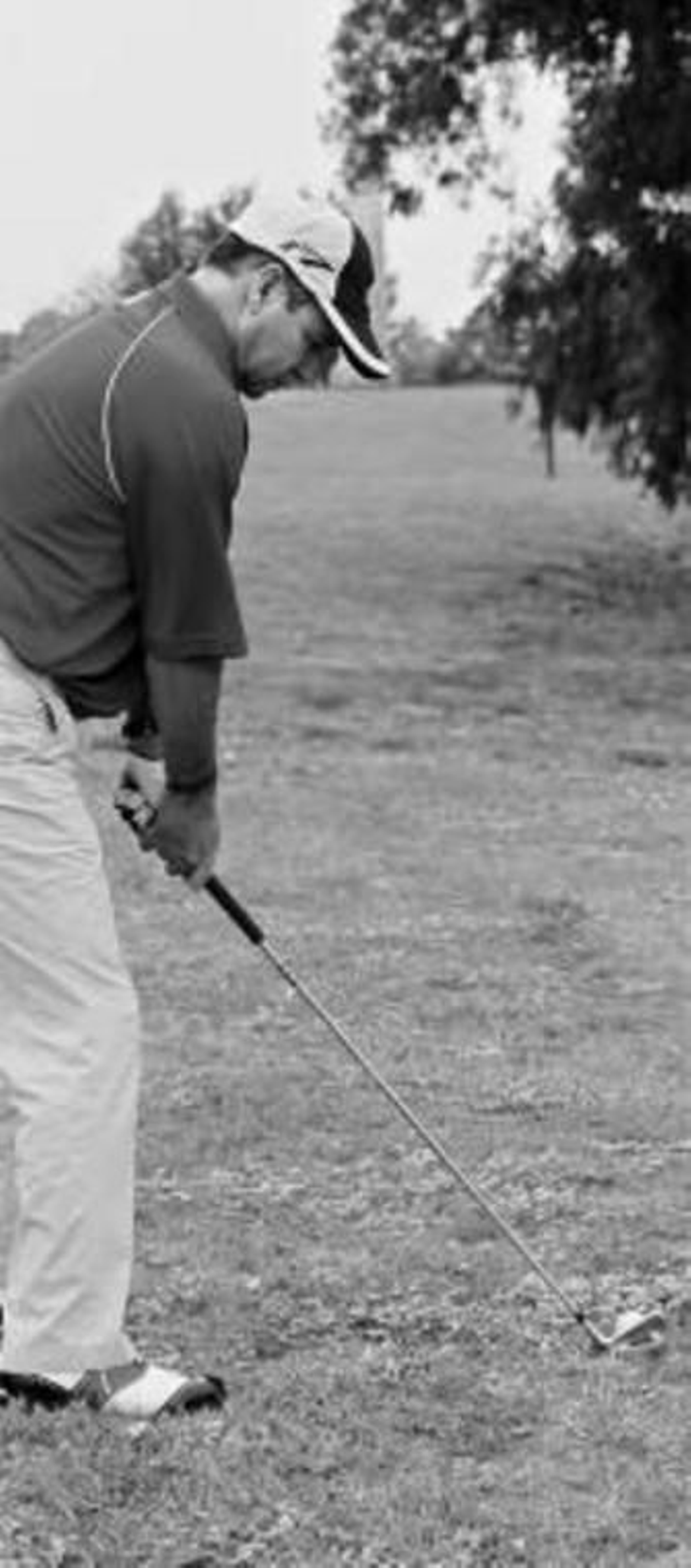 Apunte a la izquierda de la línea.