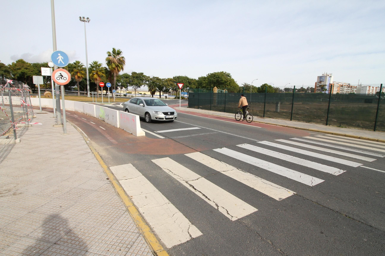 Imágenes del mal estado del puente Sifón.