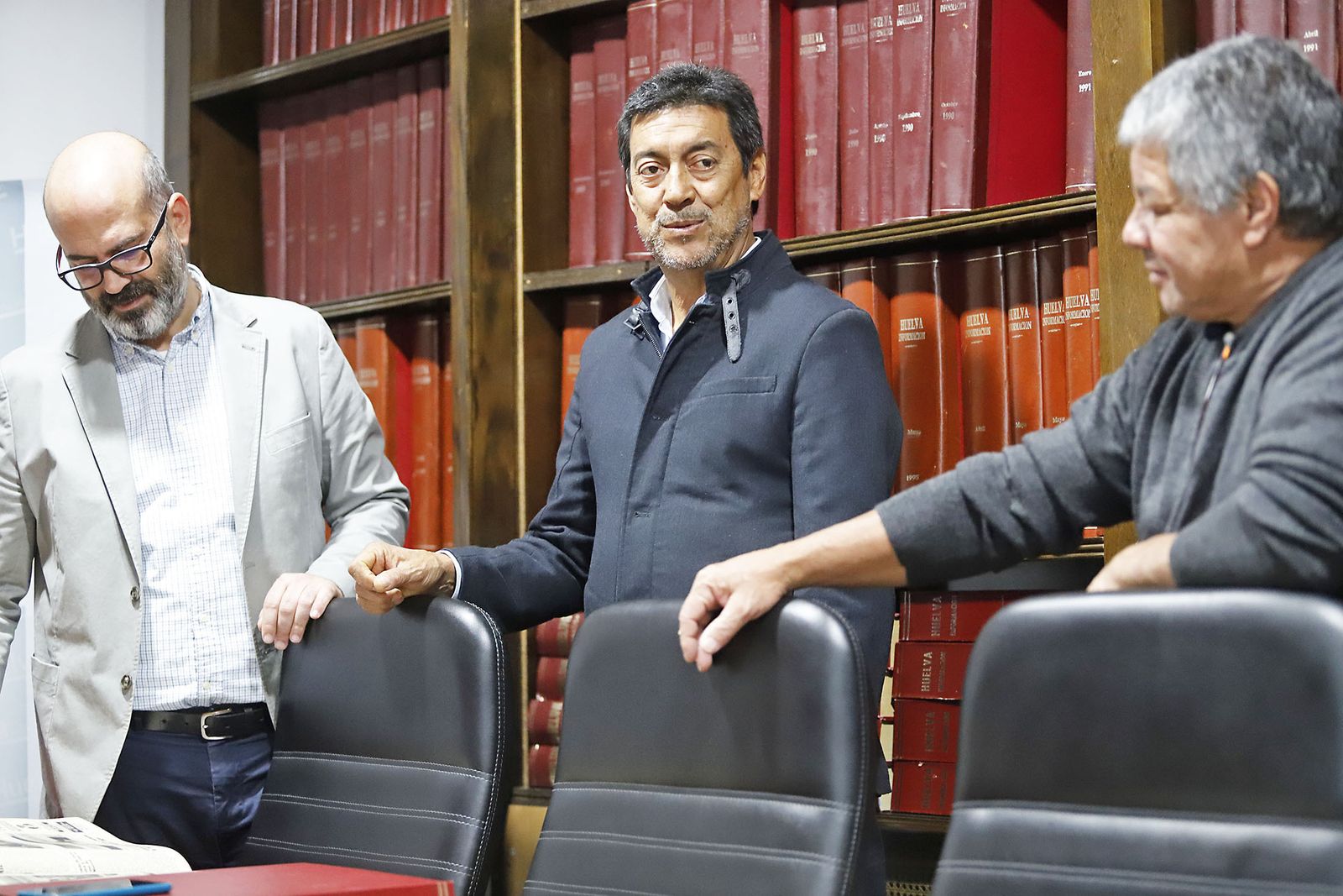 Imágenes de la emotiva visita de Luzardo y Alzugaray a Huelva Información