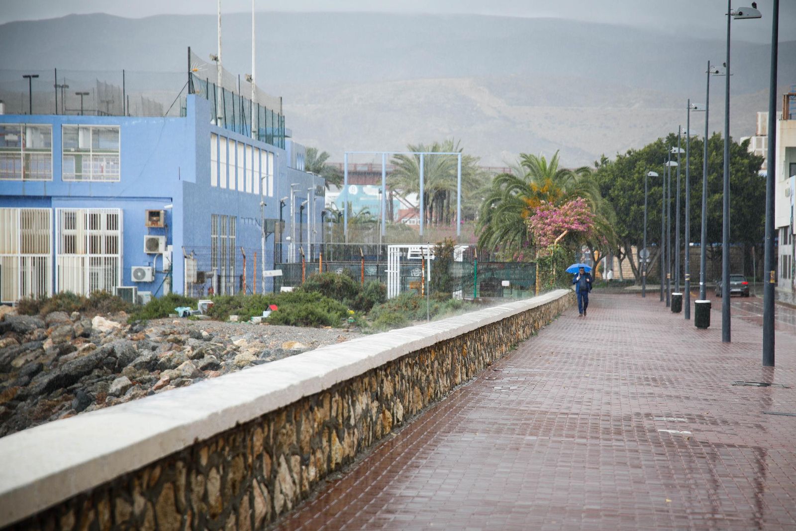 Las mejores imágenes de la lluvia en Almería
