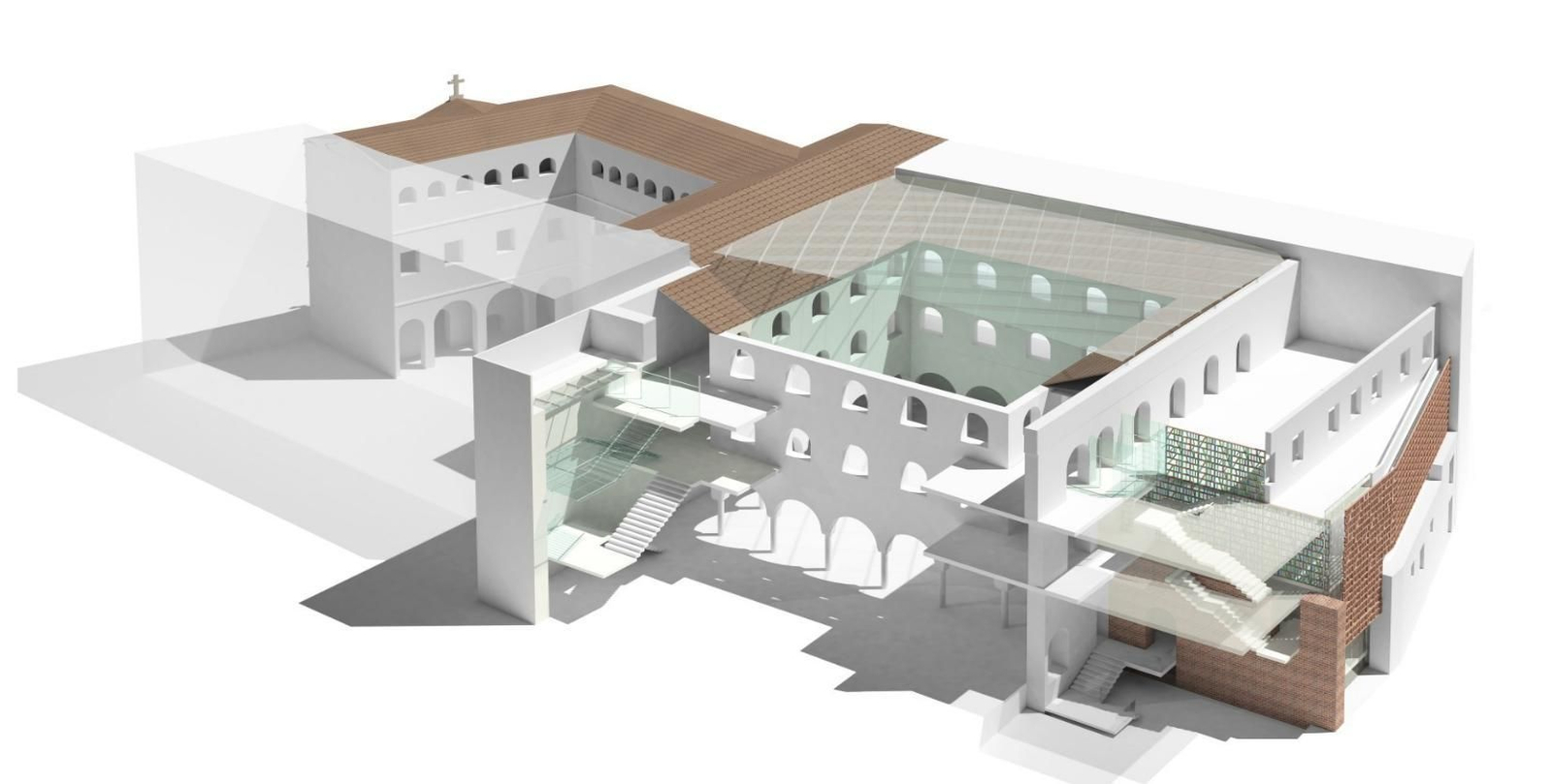 Maqueta de la operación planteada en San Agustín.