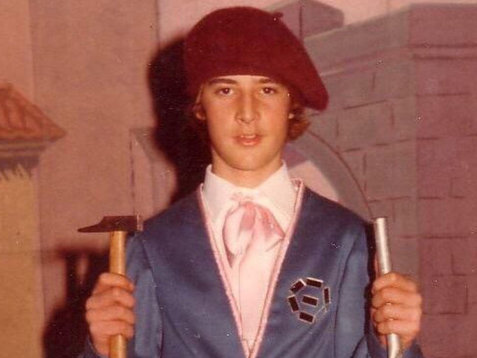 En su primera agrupación, el coro 'Los escultores del ayer' de 1981.