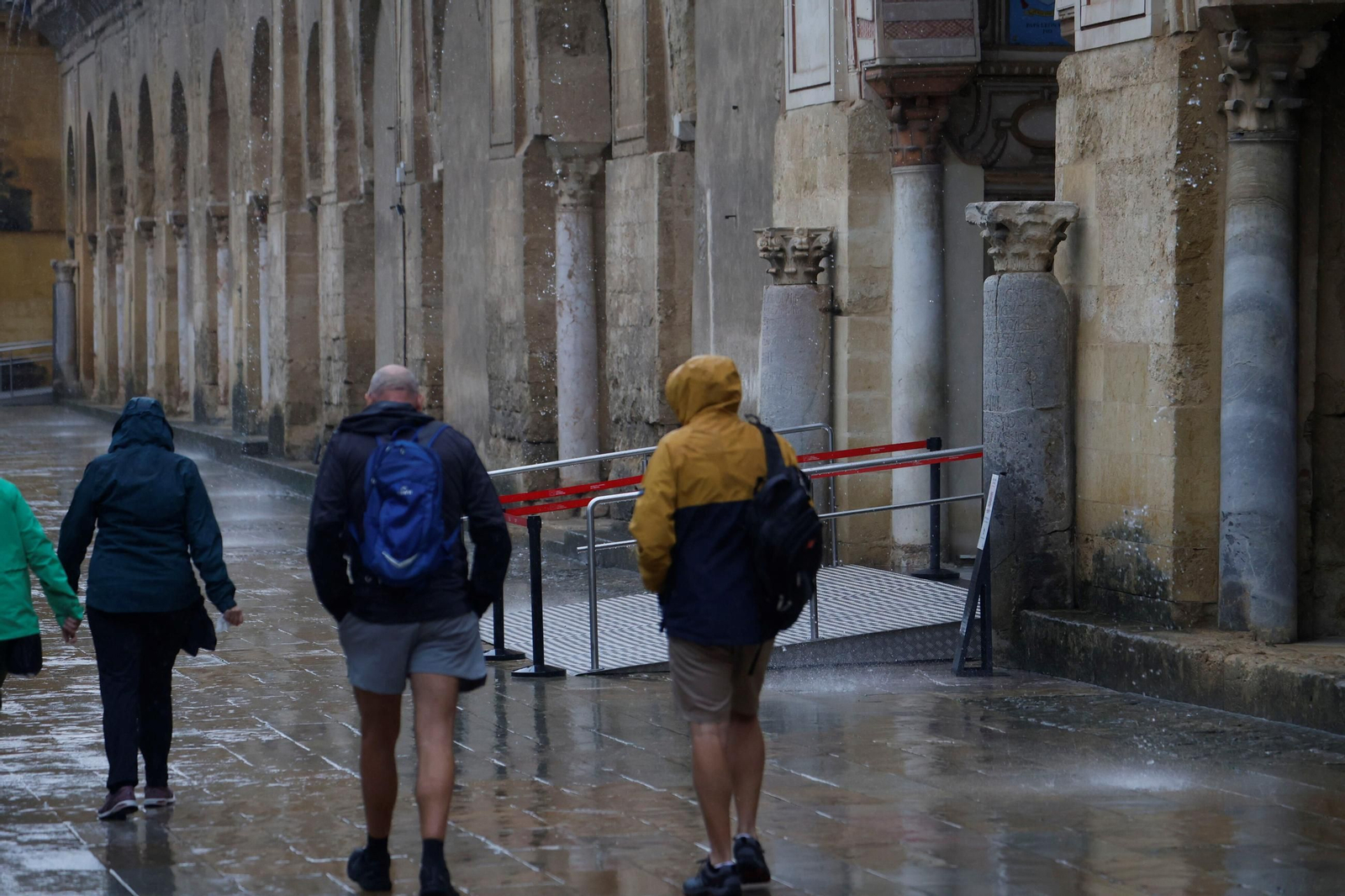 Los últimos coletazos de la borrasca Claudia a su paso por Córdoba