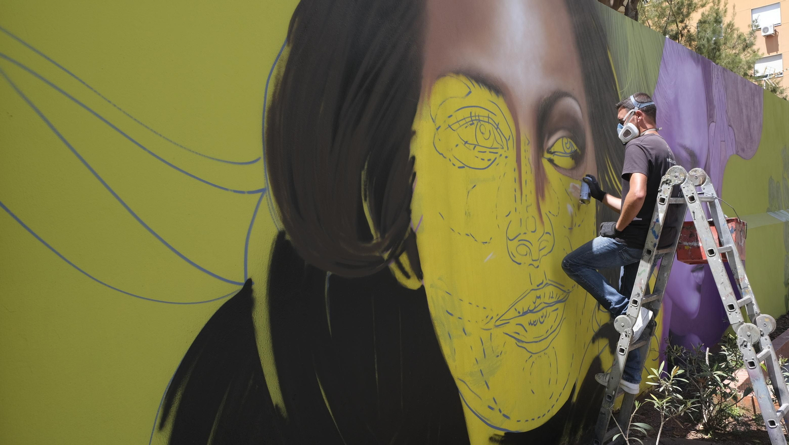 Moxaico, talento muralista almeriense