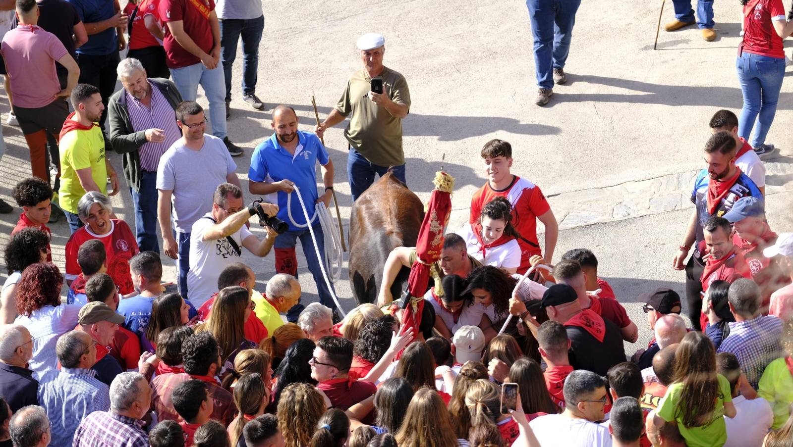 Los toros ensogados de Ohanes, en imágenes