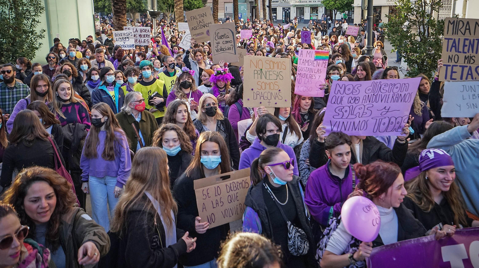 Así se vivió el 8M en Jerez