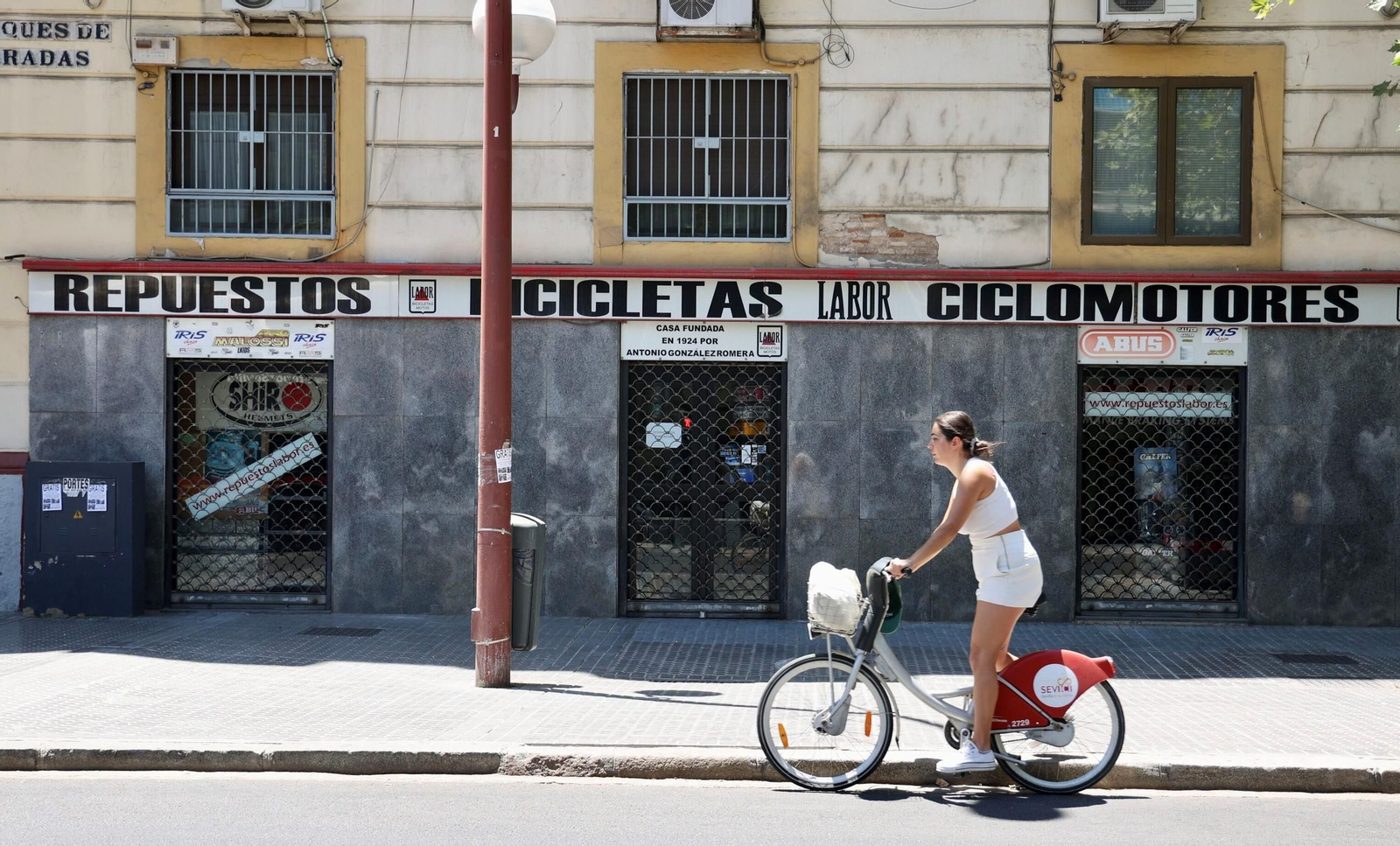 La tienda de la calle Marqués de Paradas, en el centro de Sevilla.
