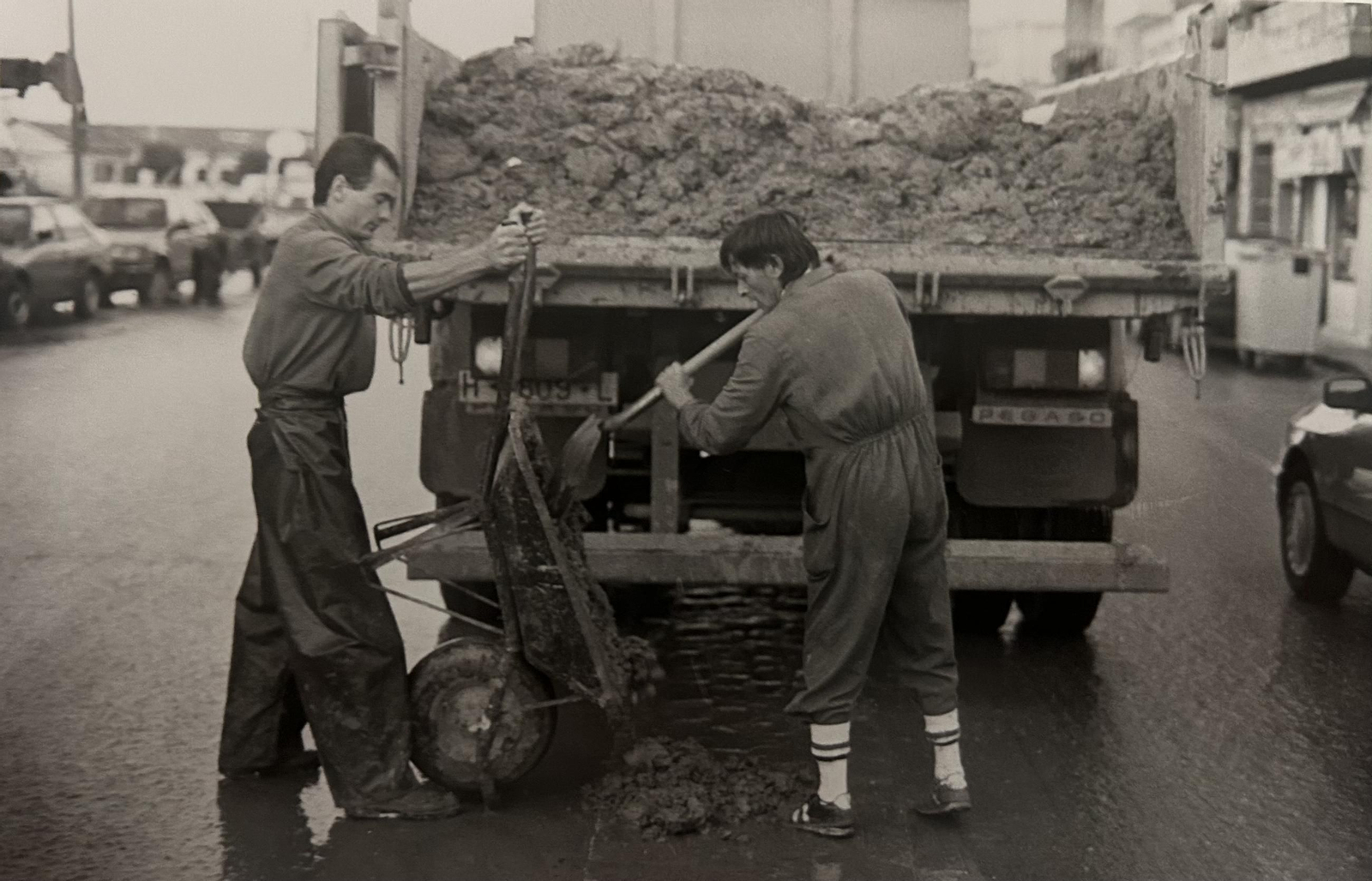 Efectos del temporal e inundaciones de enero de 1996 en Huelva.
