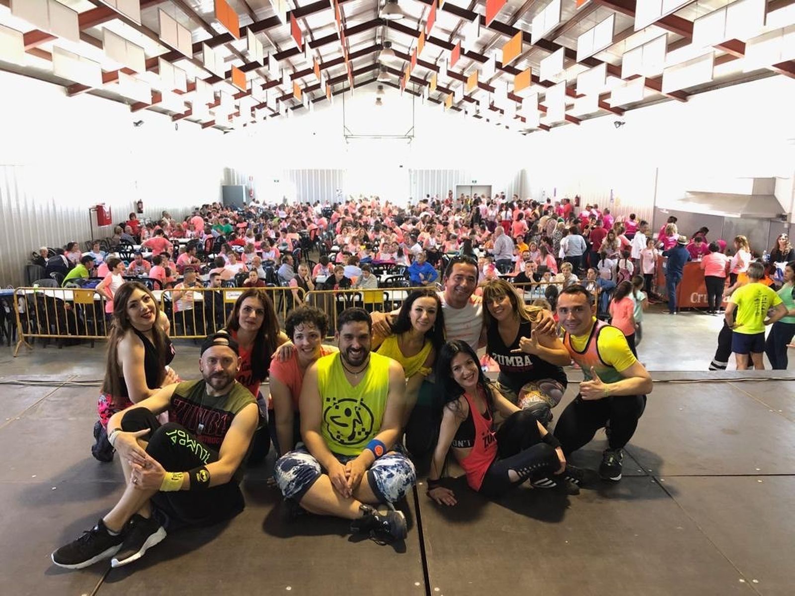 Uno de los eventos benéficos por el Alzheimer contó con una exhibición de zumba.