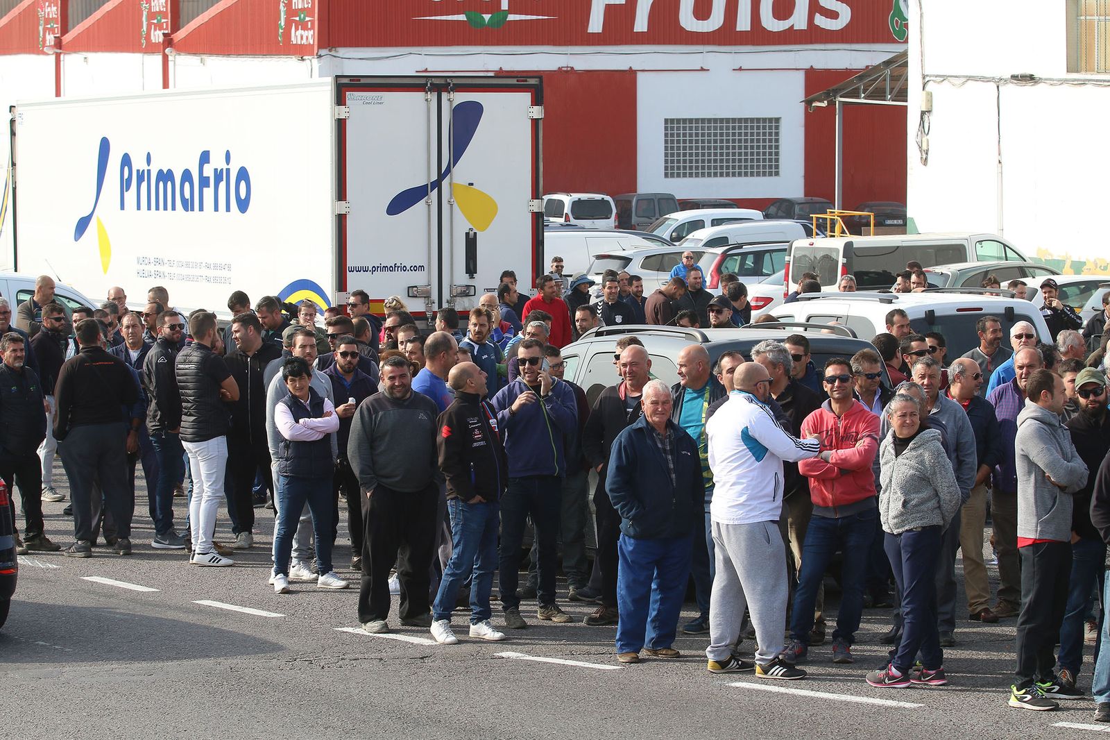 Las imágenes de la manifestación de agricultores