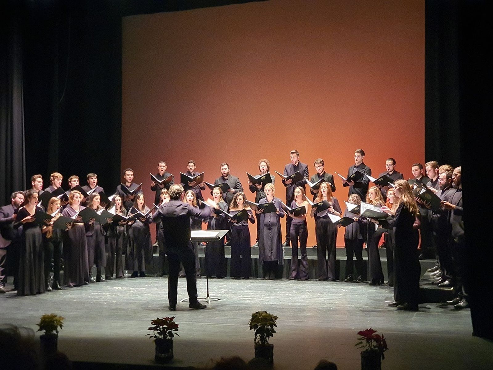 Concierto de una coral en La Palma.