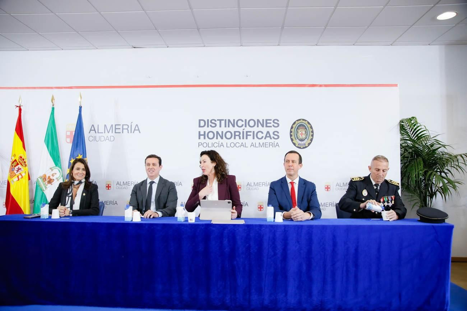 Las imágenes del la celebración de San Esteban en la Jefatura de la Policía Local