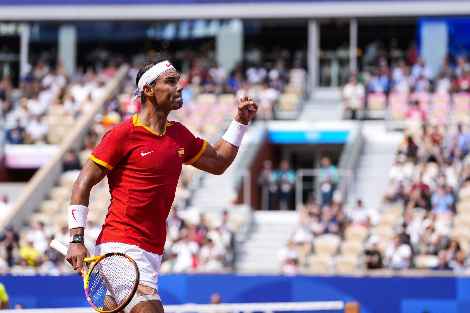 Rafa Nadal, en los Juegos de París. Rafa Nadal, en los Juegos de París.