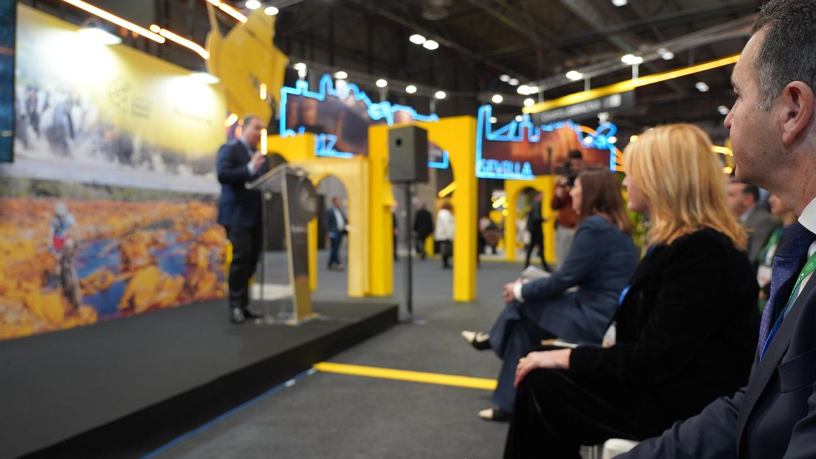 Primer día de Huelva en Fitur. Primer día de Huelva en Fitur.