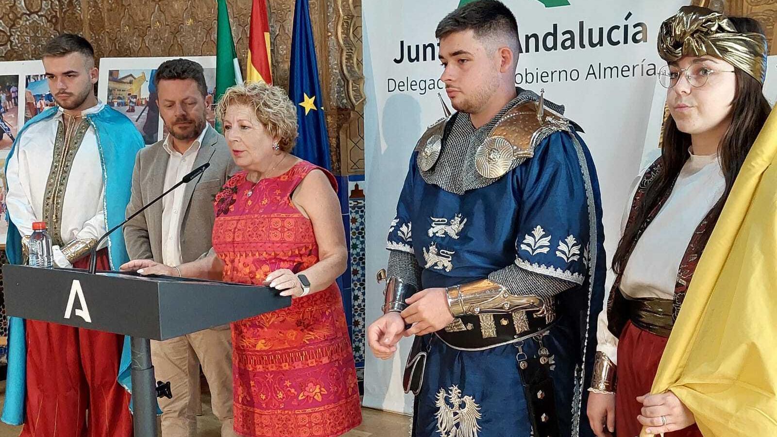 Dolores Moreno, alcaldesa de Laroya, ha presentado la festividad.