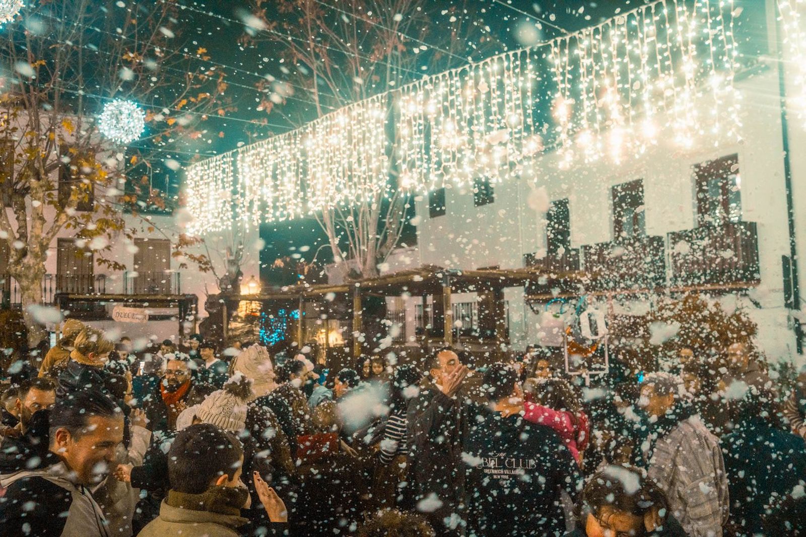 Nevada artificial en El Gastor