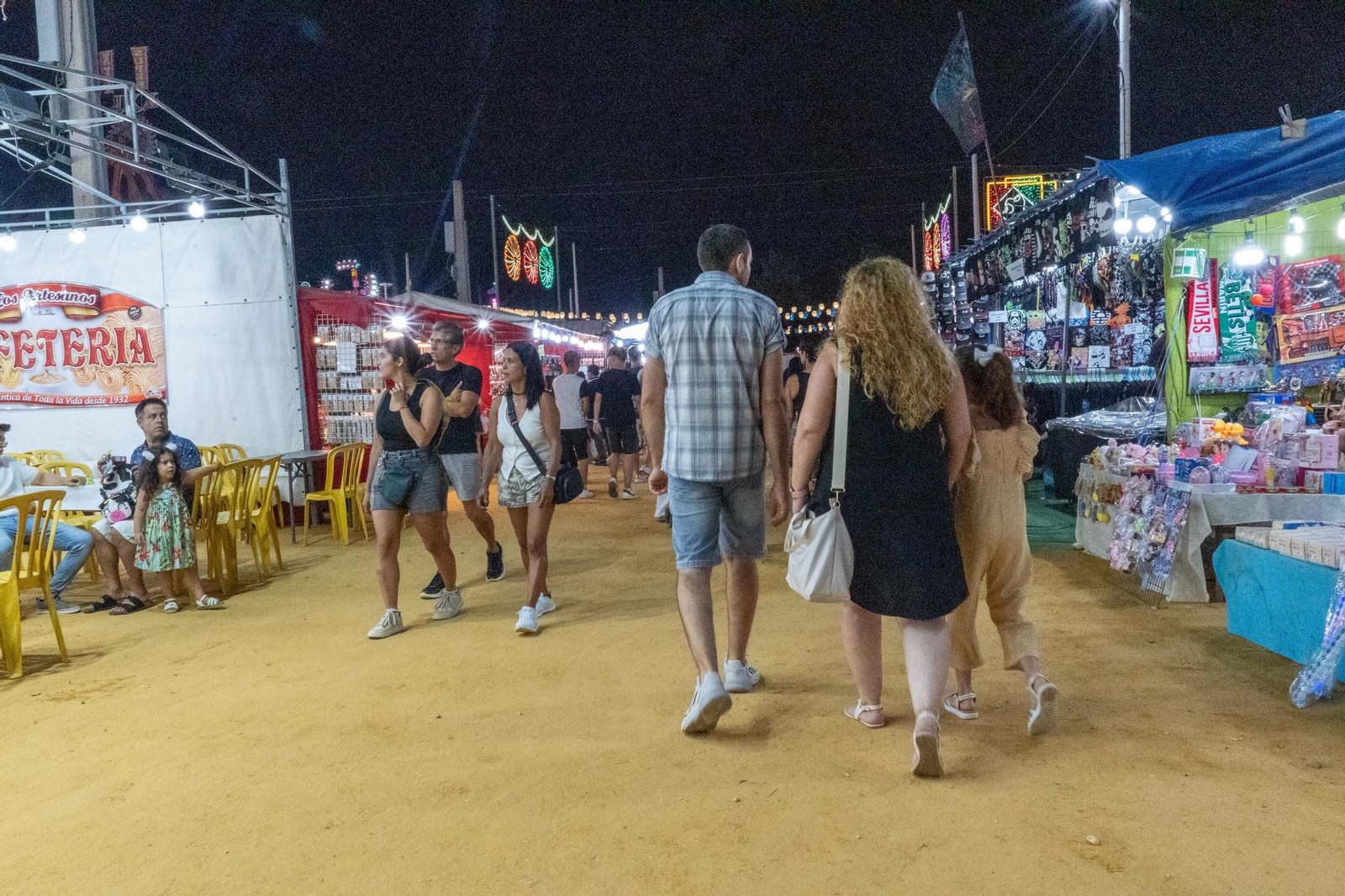 Colombinas 2025: Imágenes del ambiente el viernes 1 de agosto en las Fiestas Colombinas