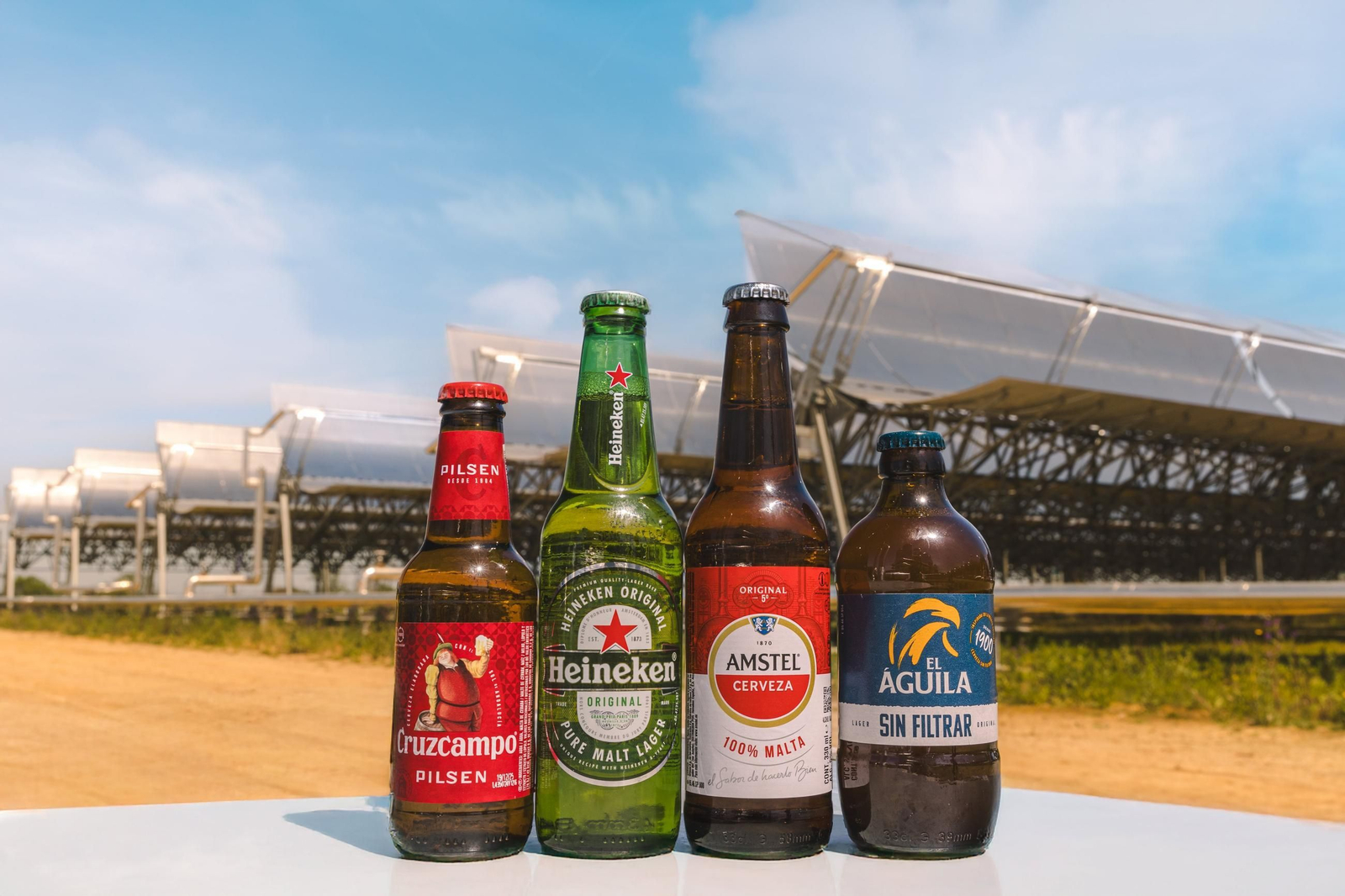 Planta Termosolar de HEINEKEN España en Sevilla. Planta Termosolar de HEINEKEN España en Sevilla.