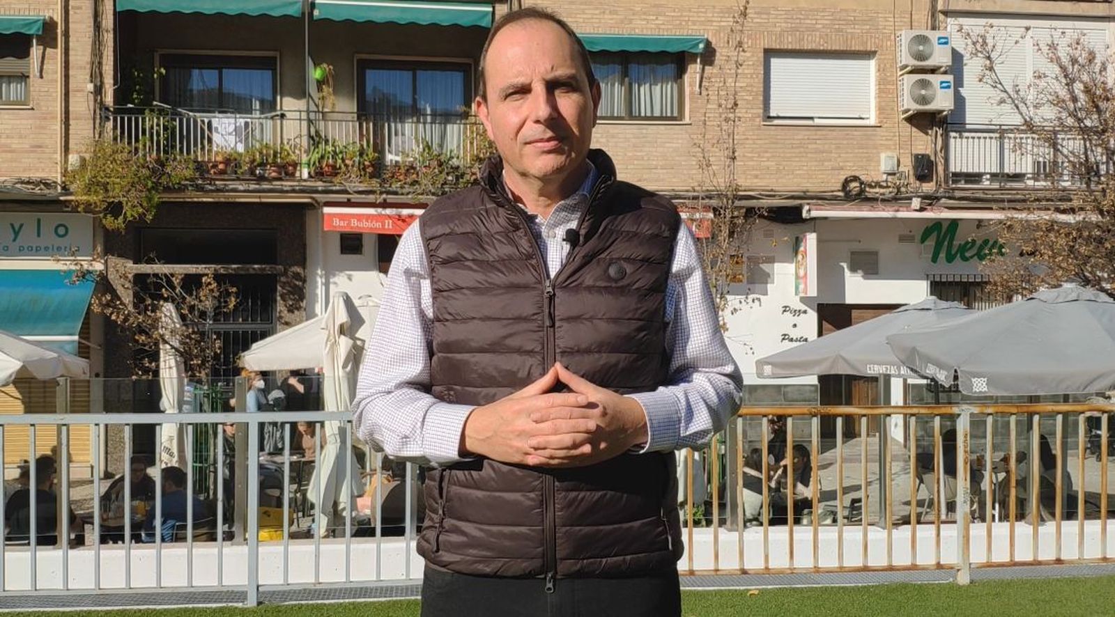 El diputado de Vox en el Parlamento andaluz, Francisco Ocaña.